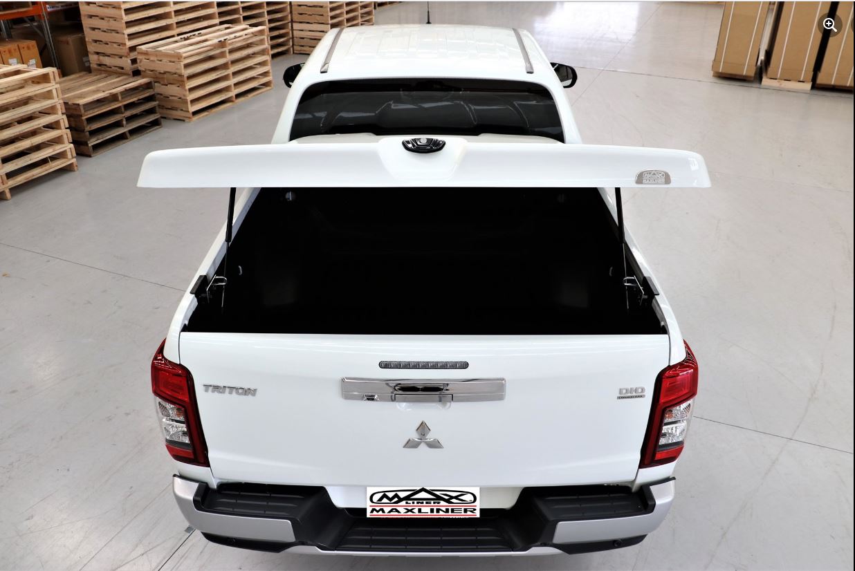 Max Cover Maxliner Ute Lid Hard Tonneau Cover Push Button Lock & Keys