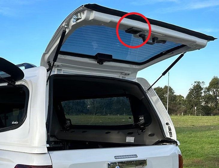 Sammitr SMM V2 Canopy Inside Lock Release Handle to Open Rear Window Hardtop