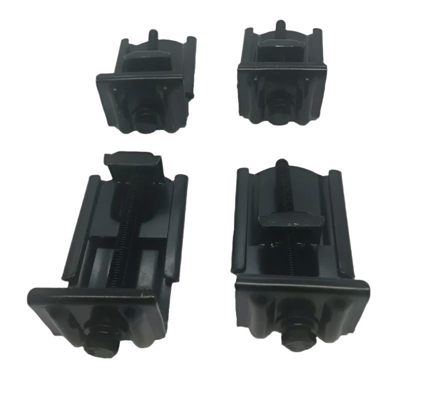 FG Ford Falcon Clamps 4 x Black Metal Canopy Ute Mounting Fitting Kit Removable G-Clamp Ute Tub