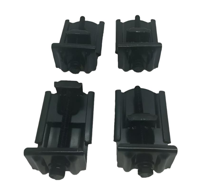 FG Ford Falcon Clamps 4 x Black Metal Canopy Ute Mounting Fitting Kit Removable G-Clamp Ute Tub