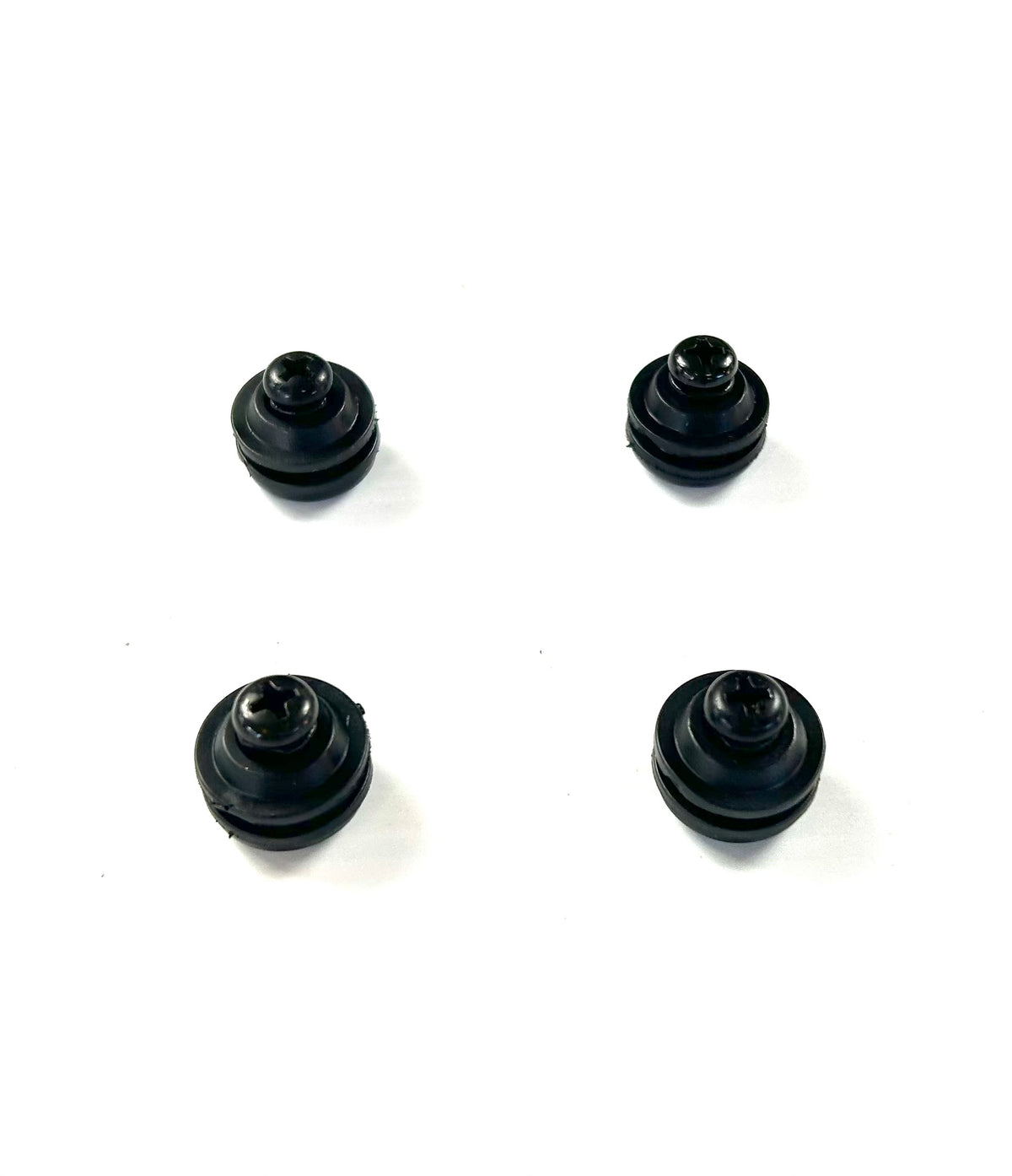 Canopy Buttons 4 x Small M4 x 18mm Round Head Mounting Canopy Window Black Bolts