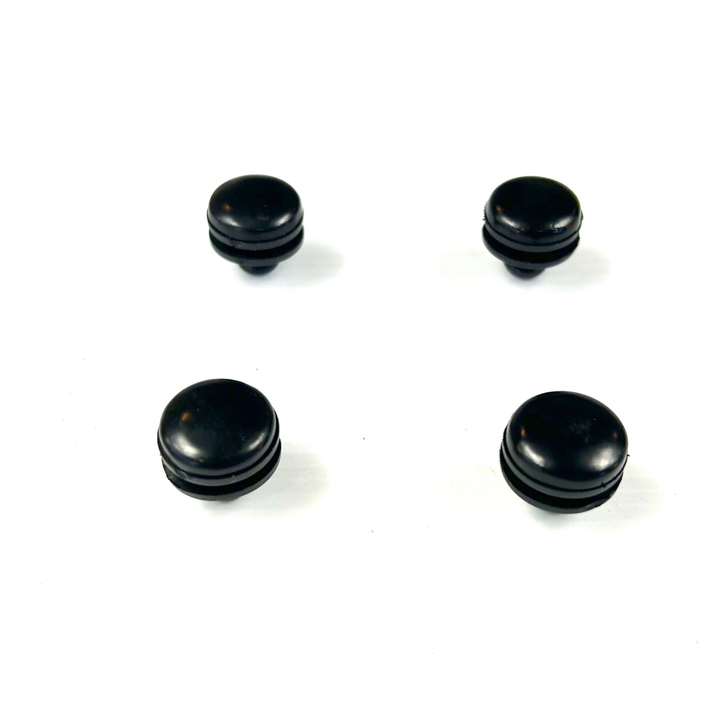 Canopy 4 x Black Round Head Glass Window Mounting Hardware Bolts