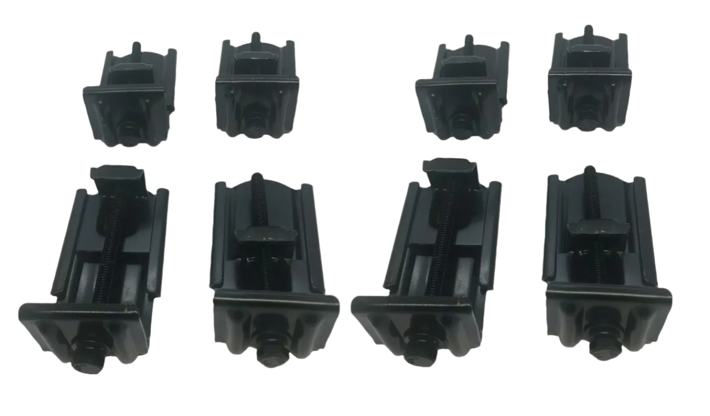 FG Ford Falcon Clamps 8 x Black Metal Canopy Ute Mounting Fitting Kit Removable G-Clamp Ute Tub