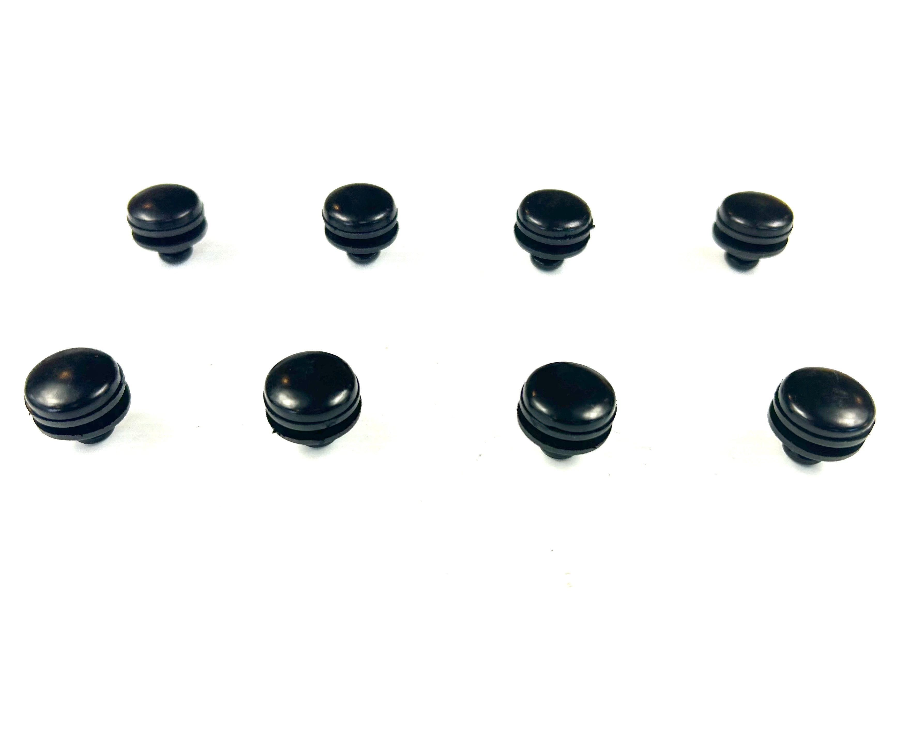 Canopy 8 x Black Round Head Glass Window Mounting Hardware Bolts