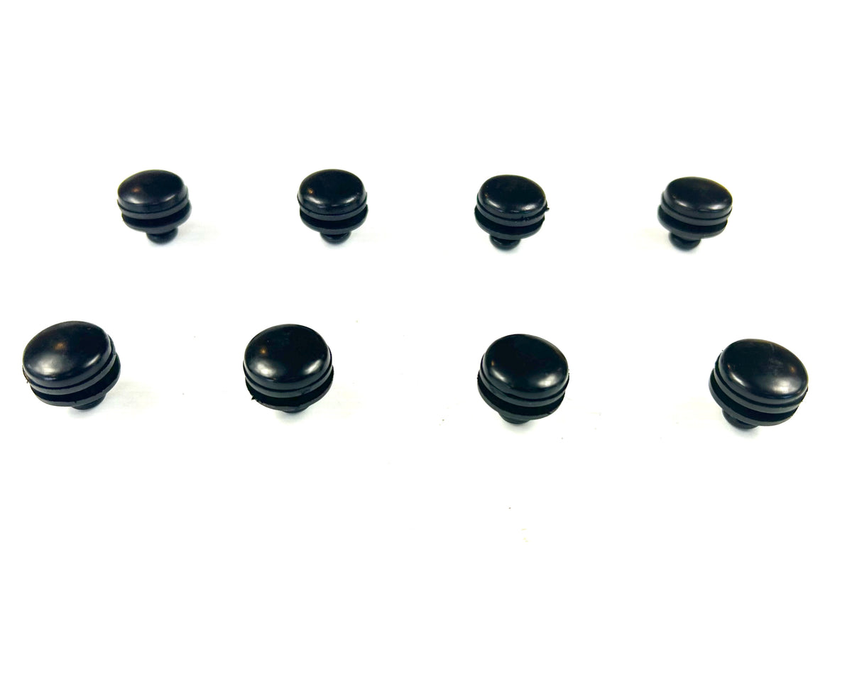 Aeroklas Canopy 16 x M4 + M5 Canopy Glass Window Black Round Head Mounting Bolts