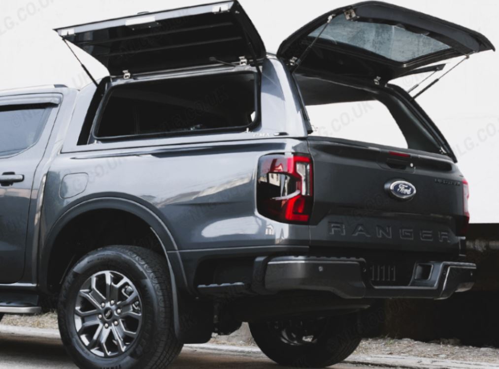 Alpha CMX Canopy Rear Lift Up Window Gas Struts & Brackets Stabilus Hardtop