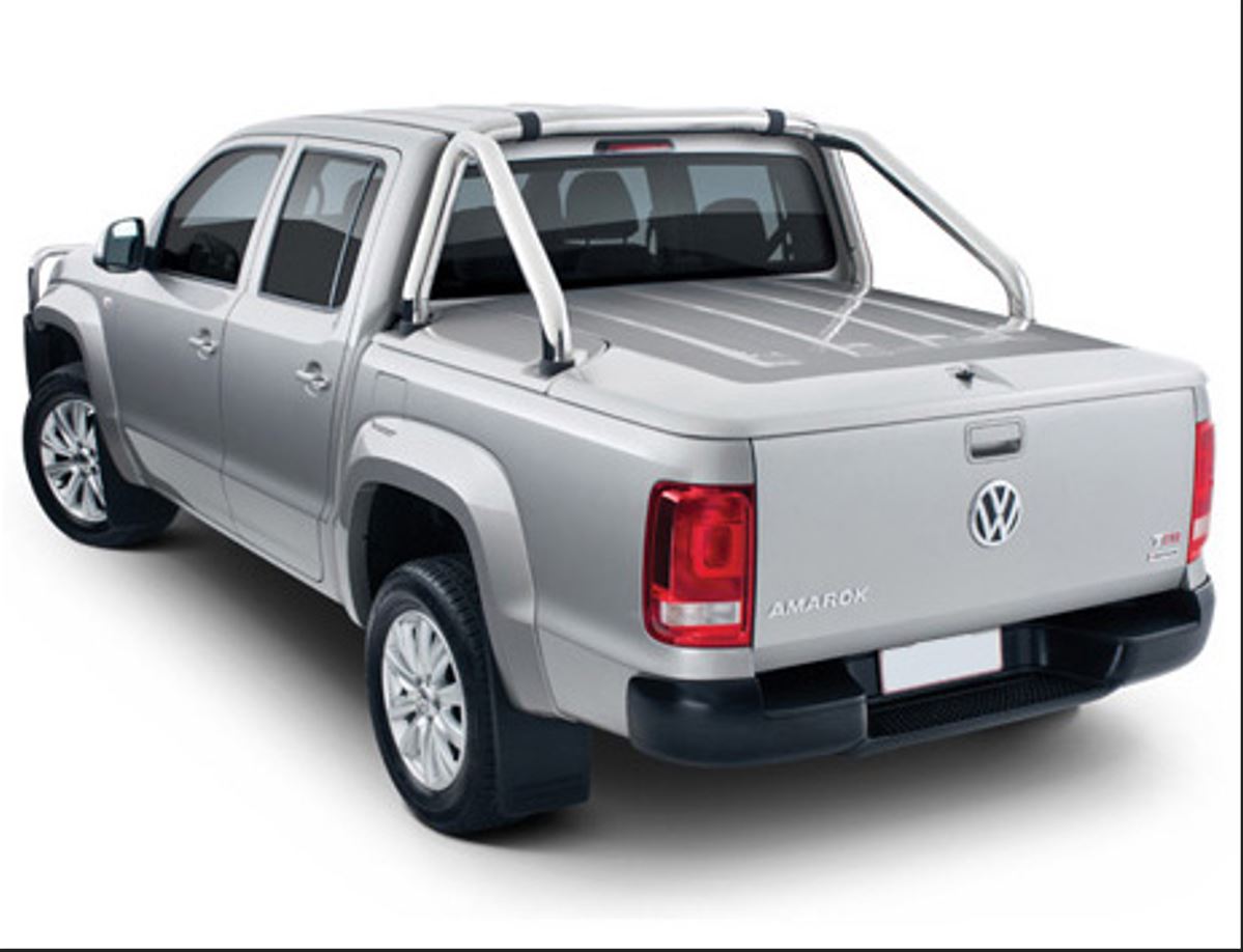 VW Volkswagen Amarok 1P & 3P EGR Plastic Ute Lid Hard Tonneau Covers M10-M10 Ball Heads 585mm x 150n