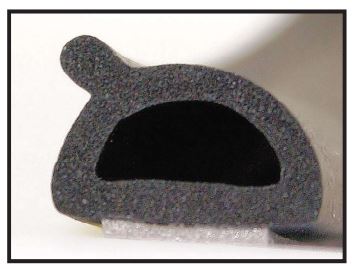 FG Ford Falcon 25mm Female Hinge & Pins & Seal Kit-D for EGR Ute Lid with Shiny Black Plastic Underneath