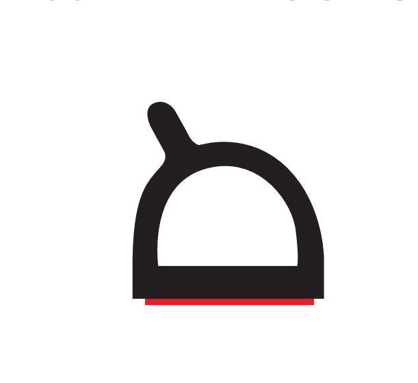 FG Ford Falcon Ute Lid Hinge Slots FEMALE for Carpeted Fibreglass Lids SET-B Hinges & Seal