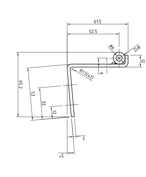 VU VY VZ Commodore 25mm Female Hinge & Pins Fitment on Ute for EGR Ute Lid with Shiny Black Plastic Underneath Kit-C
