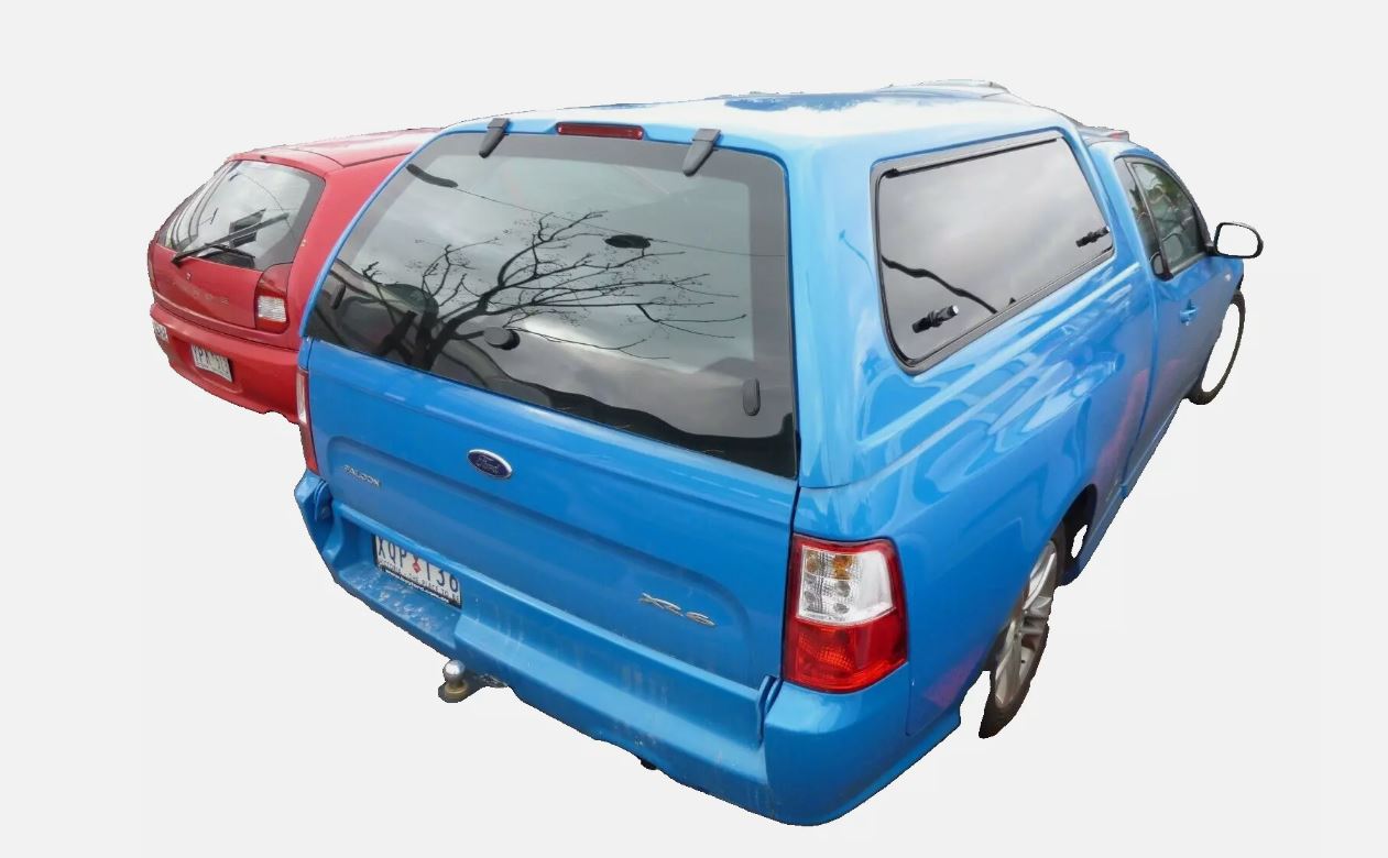 FG Ford Falcon Clamps 6 x Black Metal Canopy Ute Mounting Fitting Kit Removable G-Clamp Ute Tub