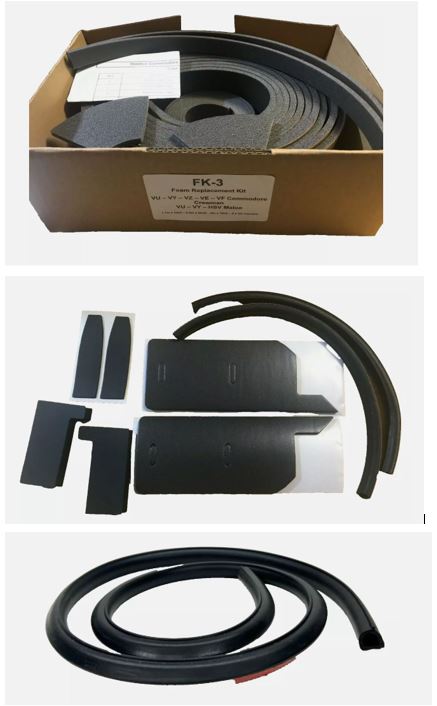 VU VY VZ Commodore Ute Lid Complete Resealing Kit Foam Tape Sealing For Fibreglass Lids with Carpet Underneath