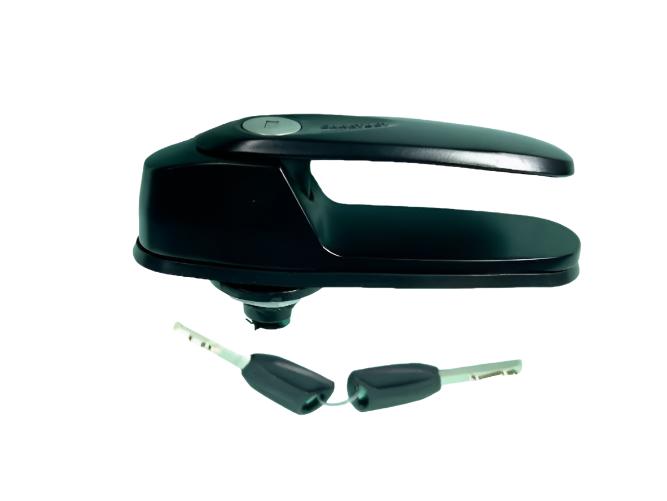 Carryboy Cast Metal Canopy Black Locking Canopy T-Handle Replacement Rear Window Locking Handle Lock 85mm Hole Centres