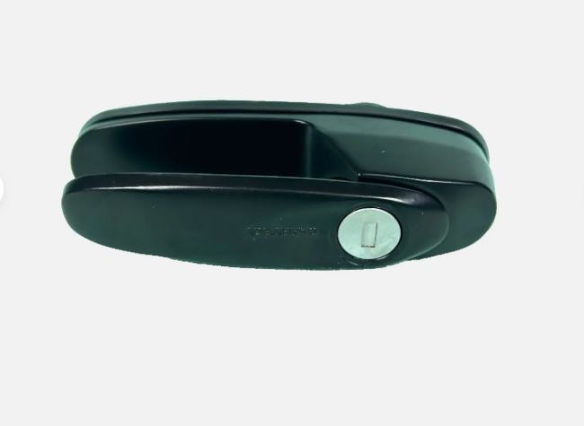 Carryboy Cast Metal Canopy Black Locking Canopy T-Handle Replacement Rear Window Locking Handle Lock 85mm Hole Centres