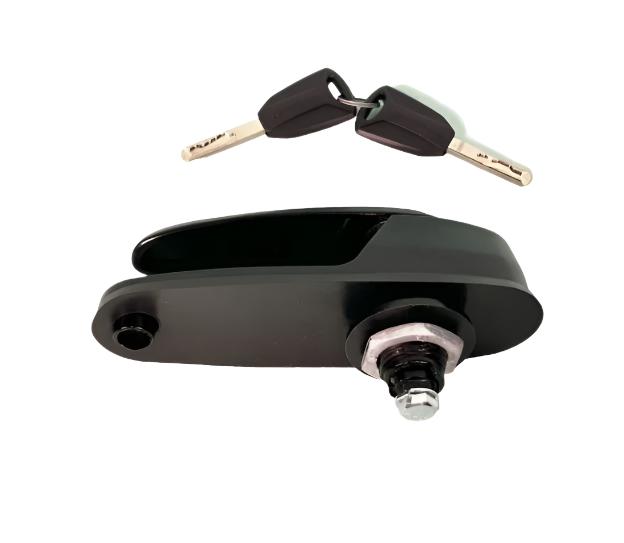Carryboy Cast Metal Canopy Black Locking Canopy T-Handle Replacement Rear Window Locking Handle Lock 85mm Hole Centres