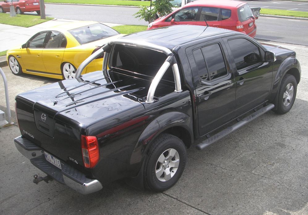 Nissan D40 Navara 1P & 3P EGR Plastic Ute Lid Hard Tonneau Covers M10-M10 Ball Heads 585mm x 150n