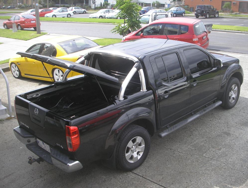 Nissan D40 Navara 1P & 3P EGR Plastic Ute Lid Hard Tonneau Covers M10-M10 Ball Heads 585mm x 150n