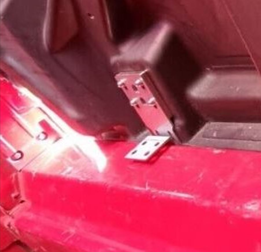 VE VF Commodore fits EGR Ute Lid Male for Fitment onto Lid Hinges for Lids with Shiny Black Plastic Underneath