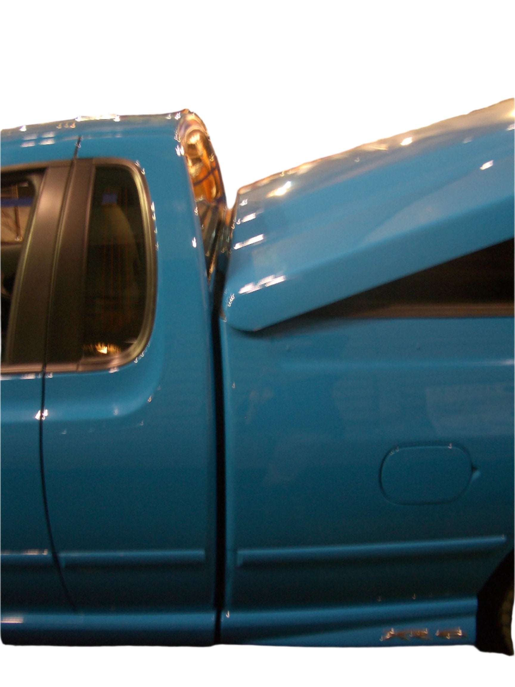 AU BA BF Ford Falcon 25mm Female Hinge & Pins Fitment on Ute for EGR Ute Lid with Shiny Black Plastic Underneath Kit-C