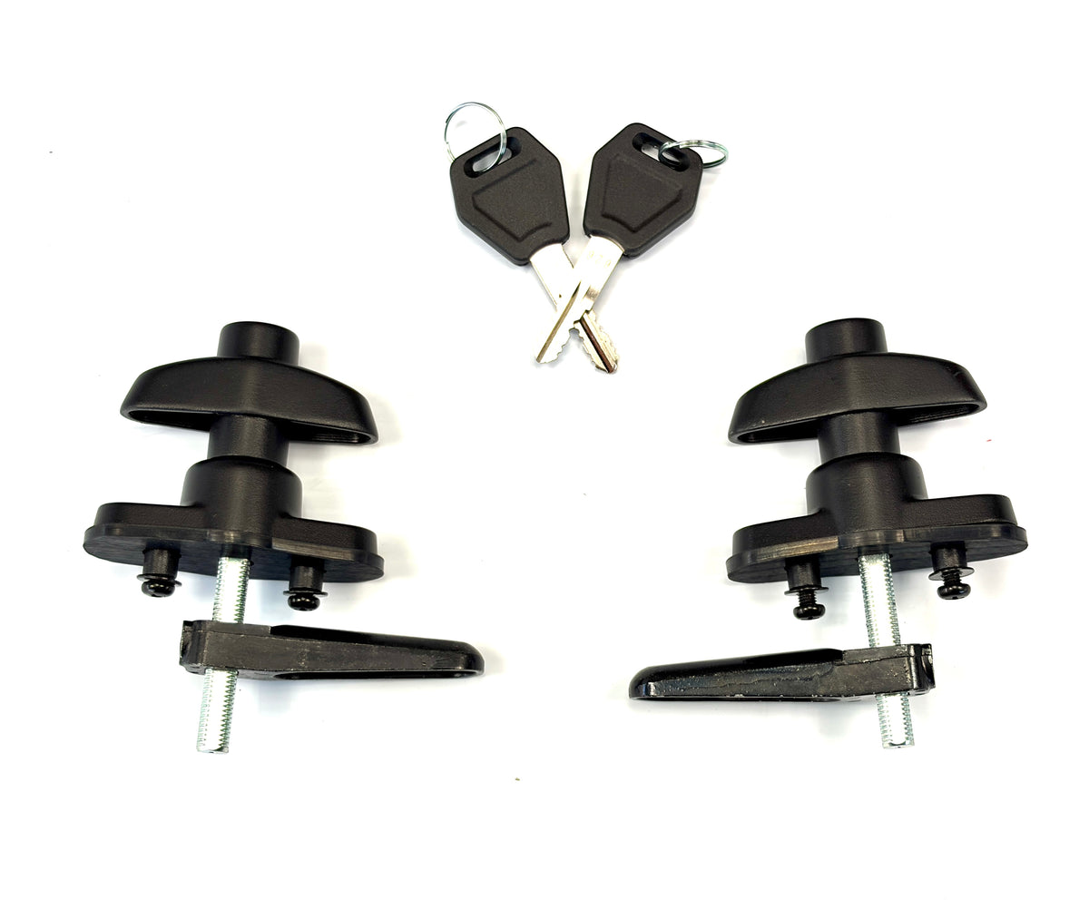 Crown Canopy New Zealand 2 x Framed Rear or Side Window T-Handle Locks