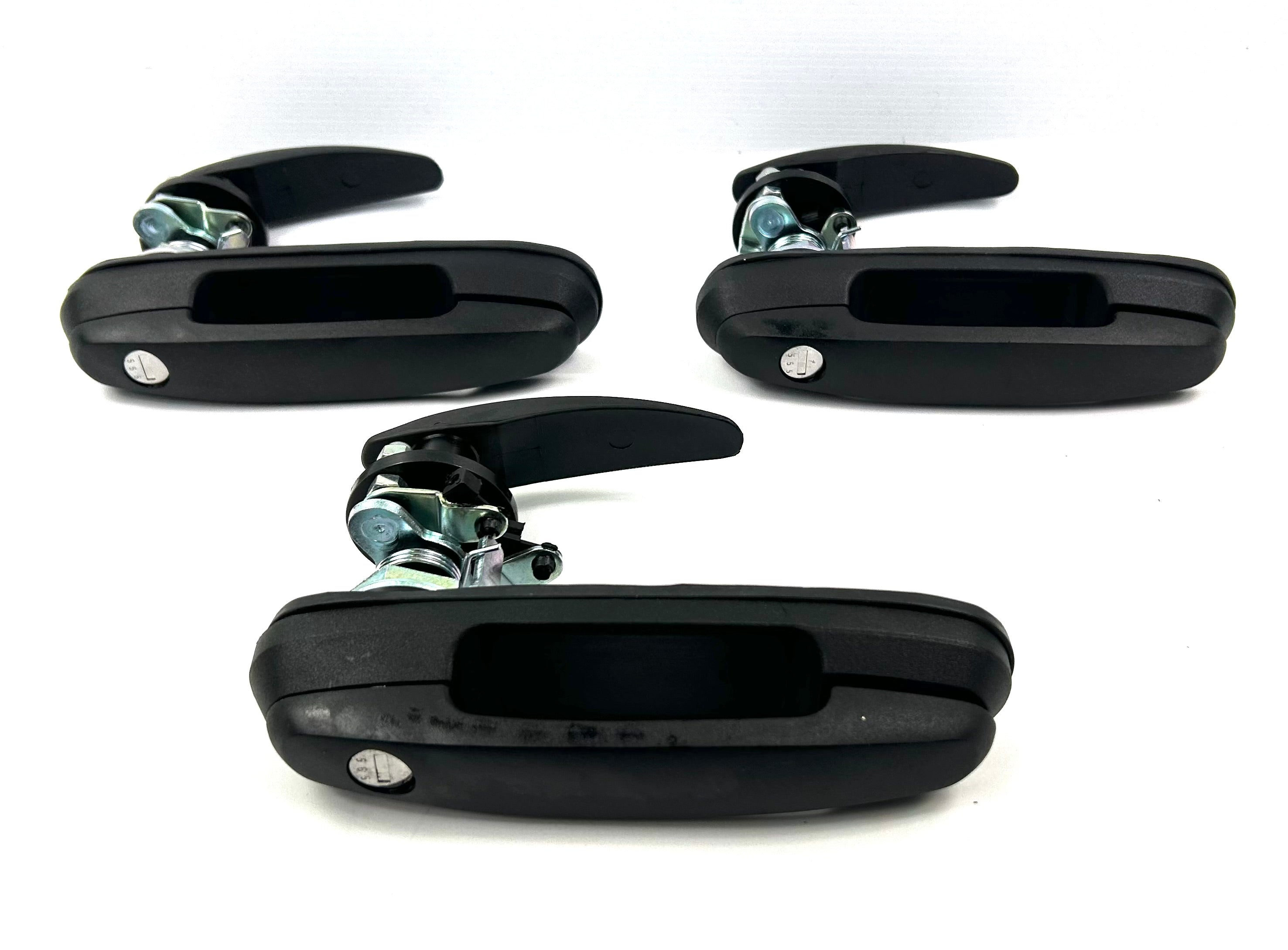 Tradesman EGR Toyota Canopy Set 3 Replacement Long Black Plastic Locking T-Handle Rear Window & Side Window Handles