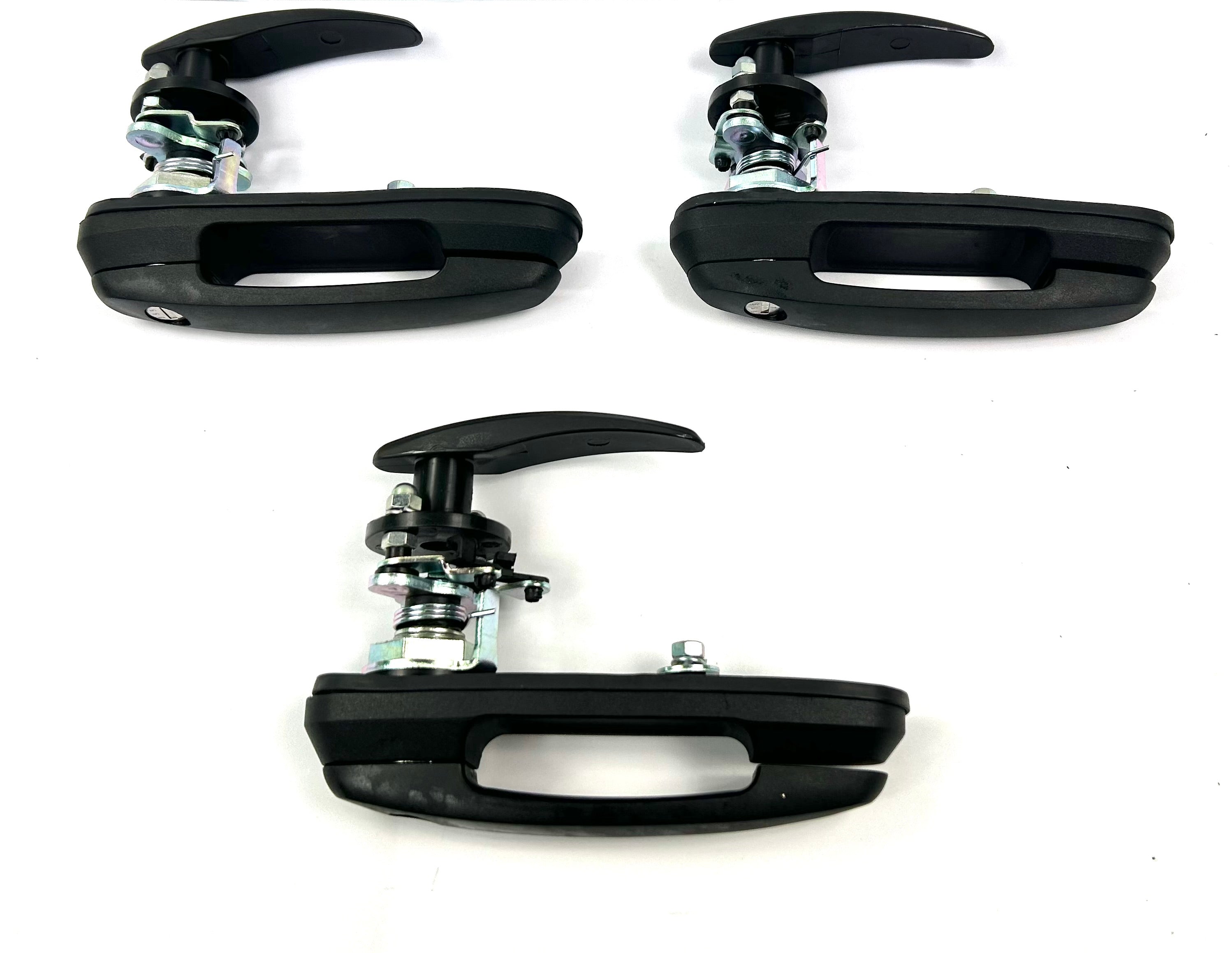 Tradesman EGR Toyota Canopy Set 3 Replacement Long Black Plastic Locking T-Handle Rear Window & Side Window Handles