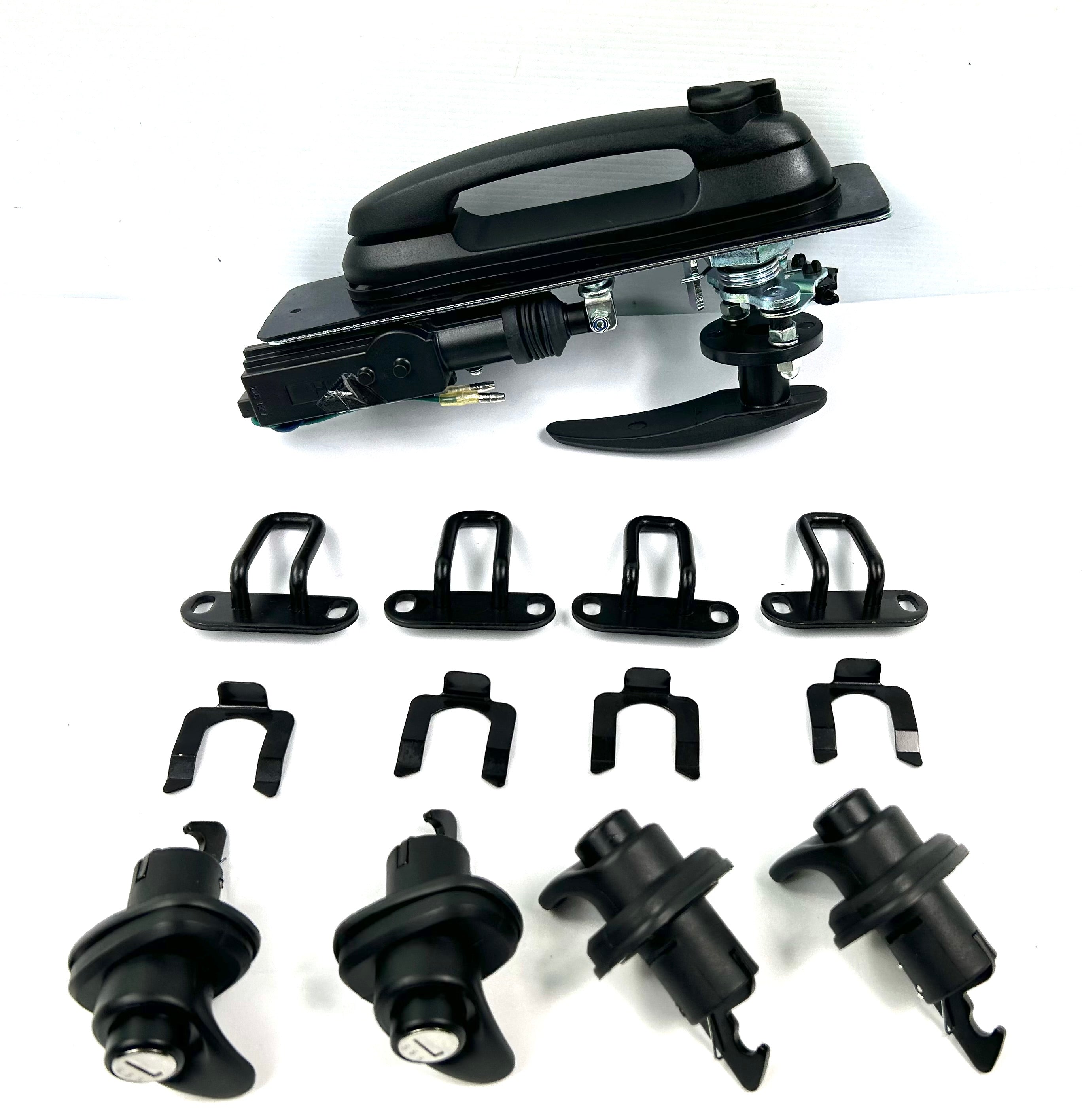 Flexiglass Central Locking Canopy Rear Window T Handle & 4 Side Locks Same key also fits Ultimate Flake