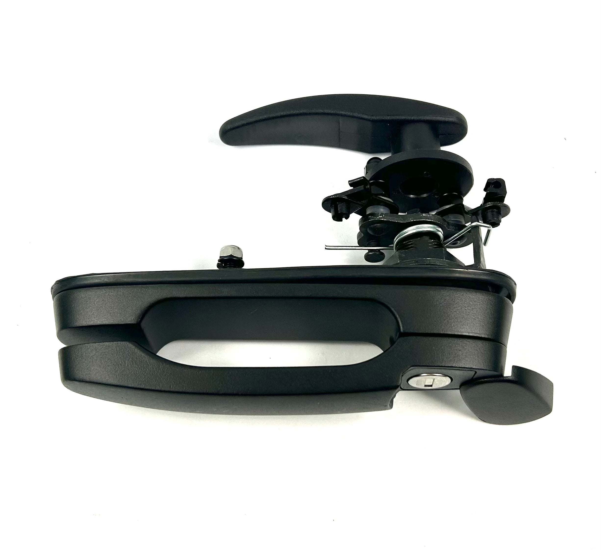 Canopy Long Black Cast Metal Locking T-Handle Rear Window Handle Lock
