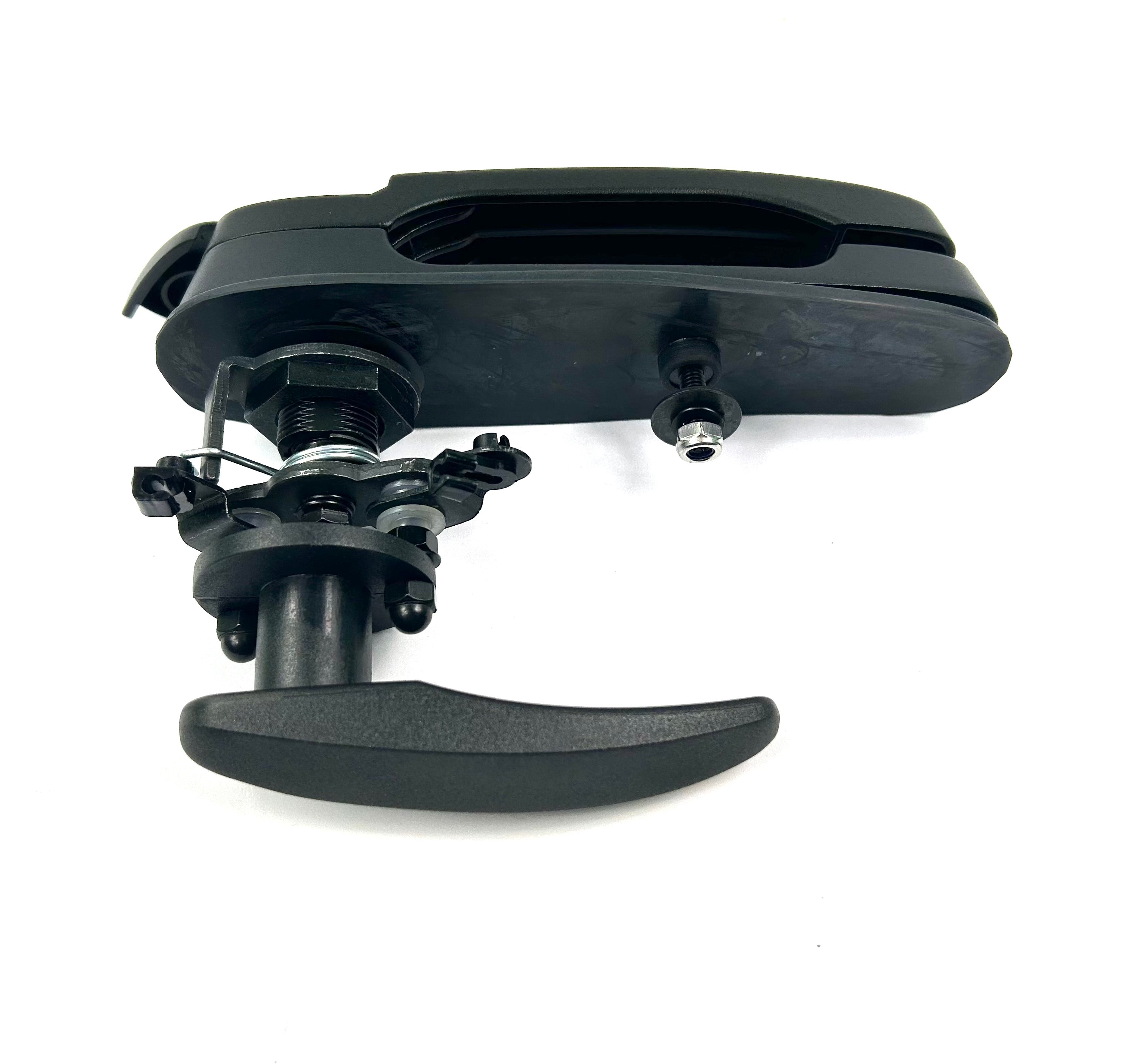 Canopy Long Black Cast Metal Locking T-Handle Rear Window Handle Lock