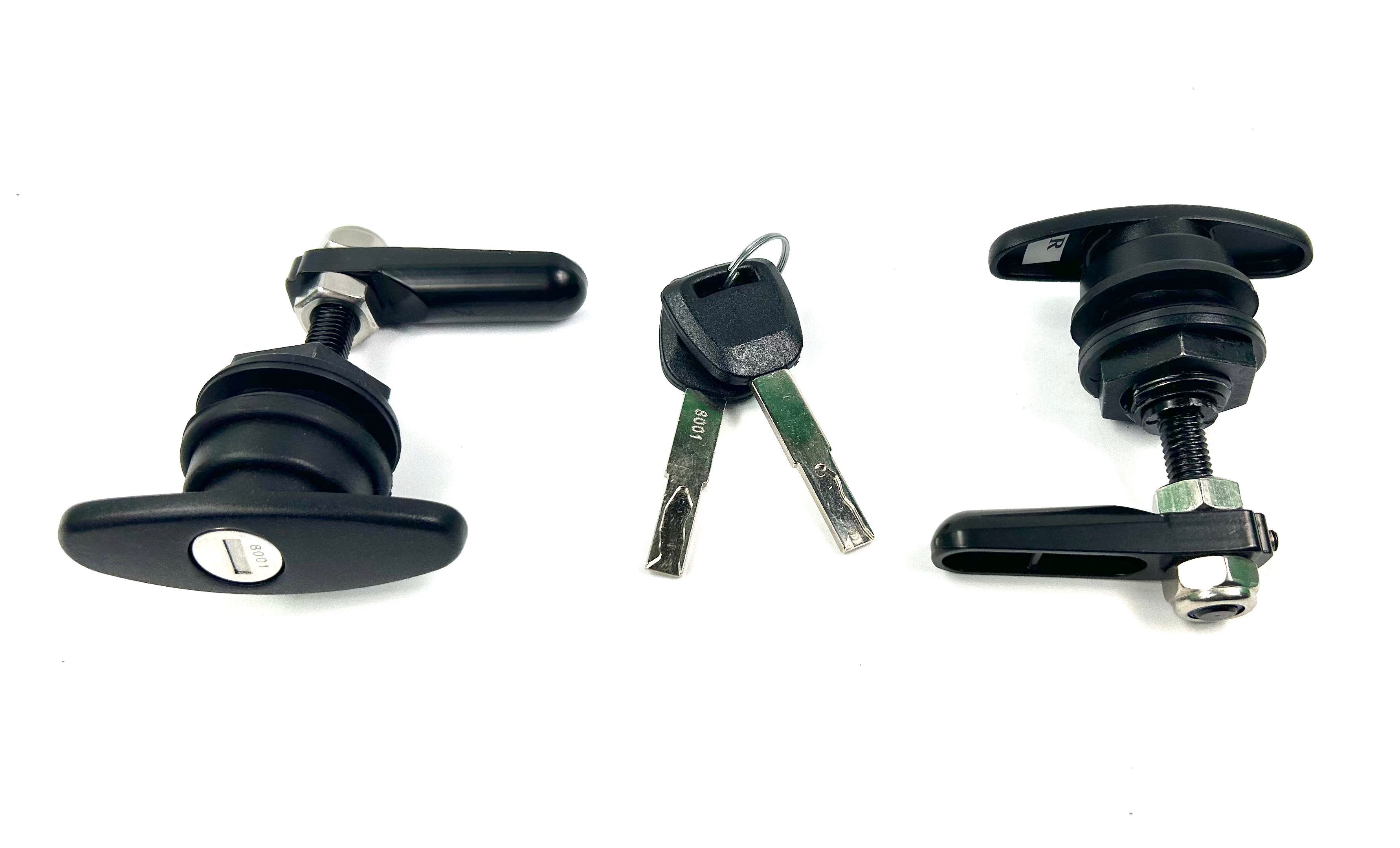 EGR Canopy Replacement 2 x Side Window Locks 28-32mm Hole Size All Same key