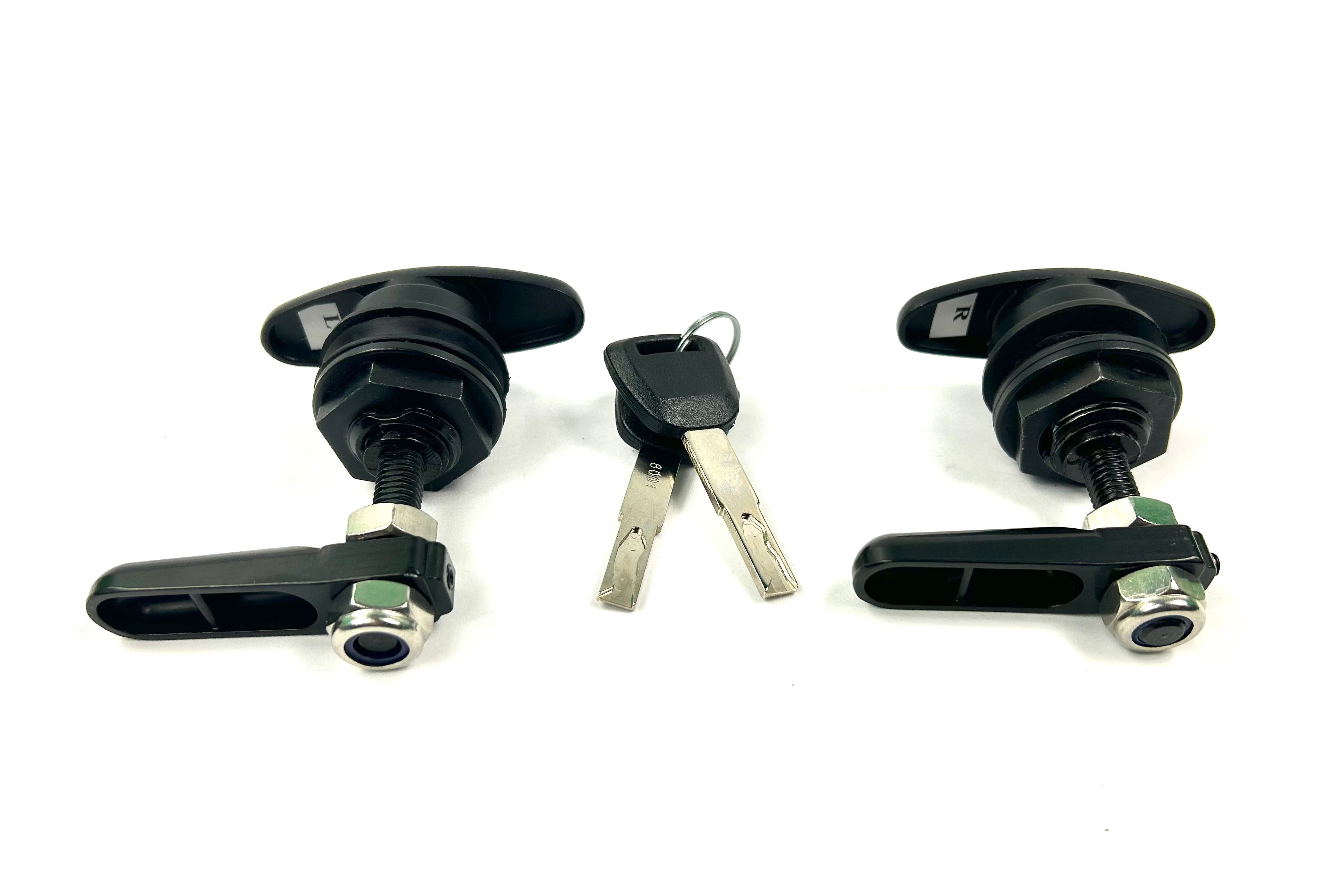EGR Canopy Replacement 2 x Side Window Locks 28-32mm Hole Size All Same key
