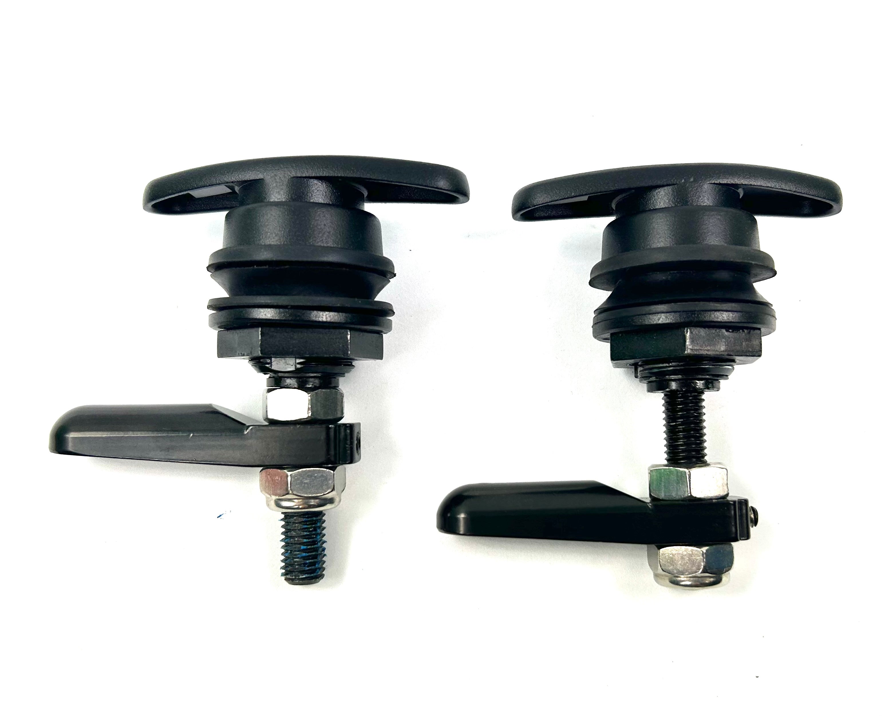 Central Locking Canopy Rear Window T Handle & 2 Side Window Locks 30-32mm Hole Size All Same key