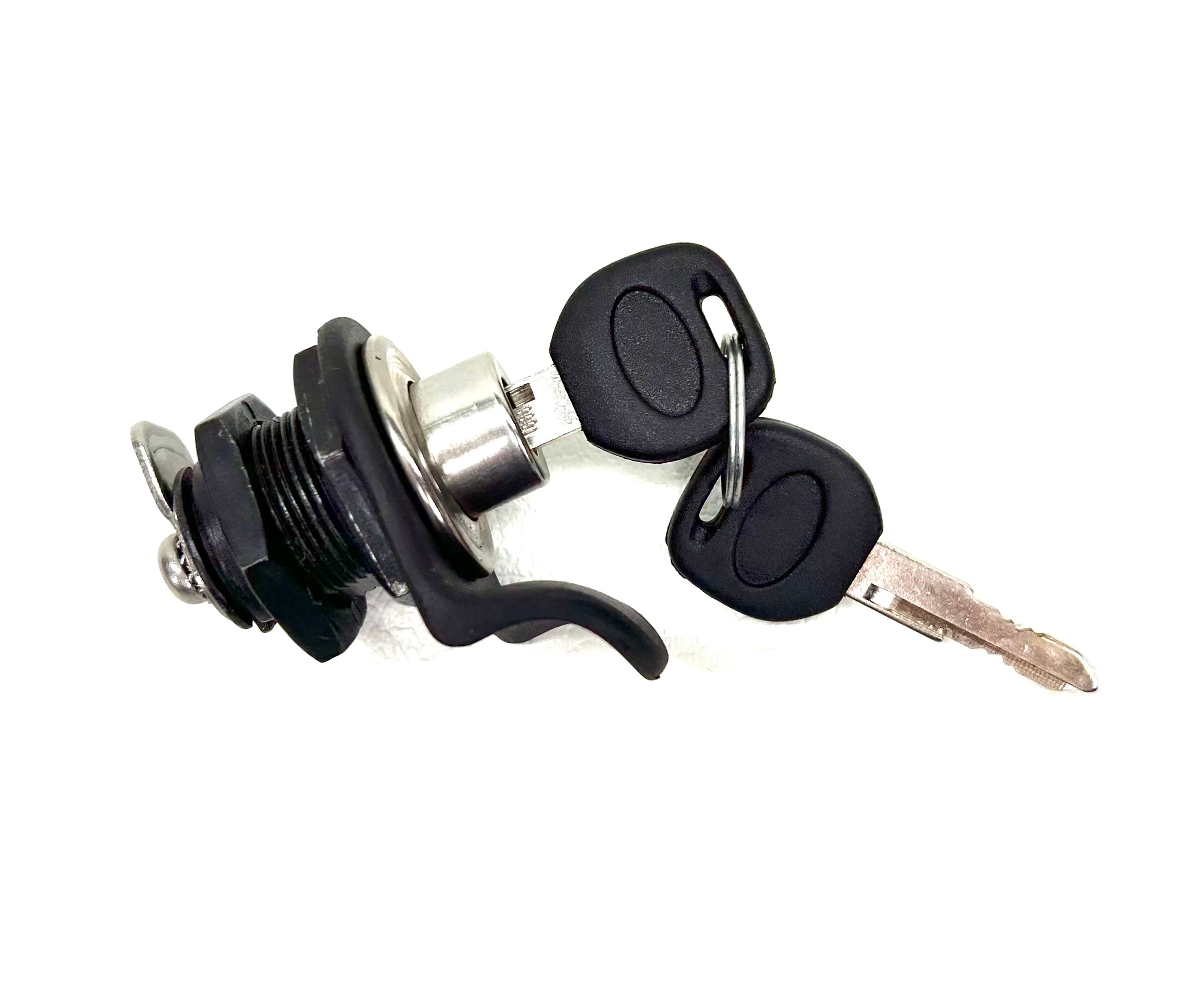 FG Ford Falcon Aftermarket Push Button Ute Lid Lock fits EGR Lids with Shiny Plastic Underneath Lids