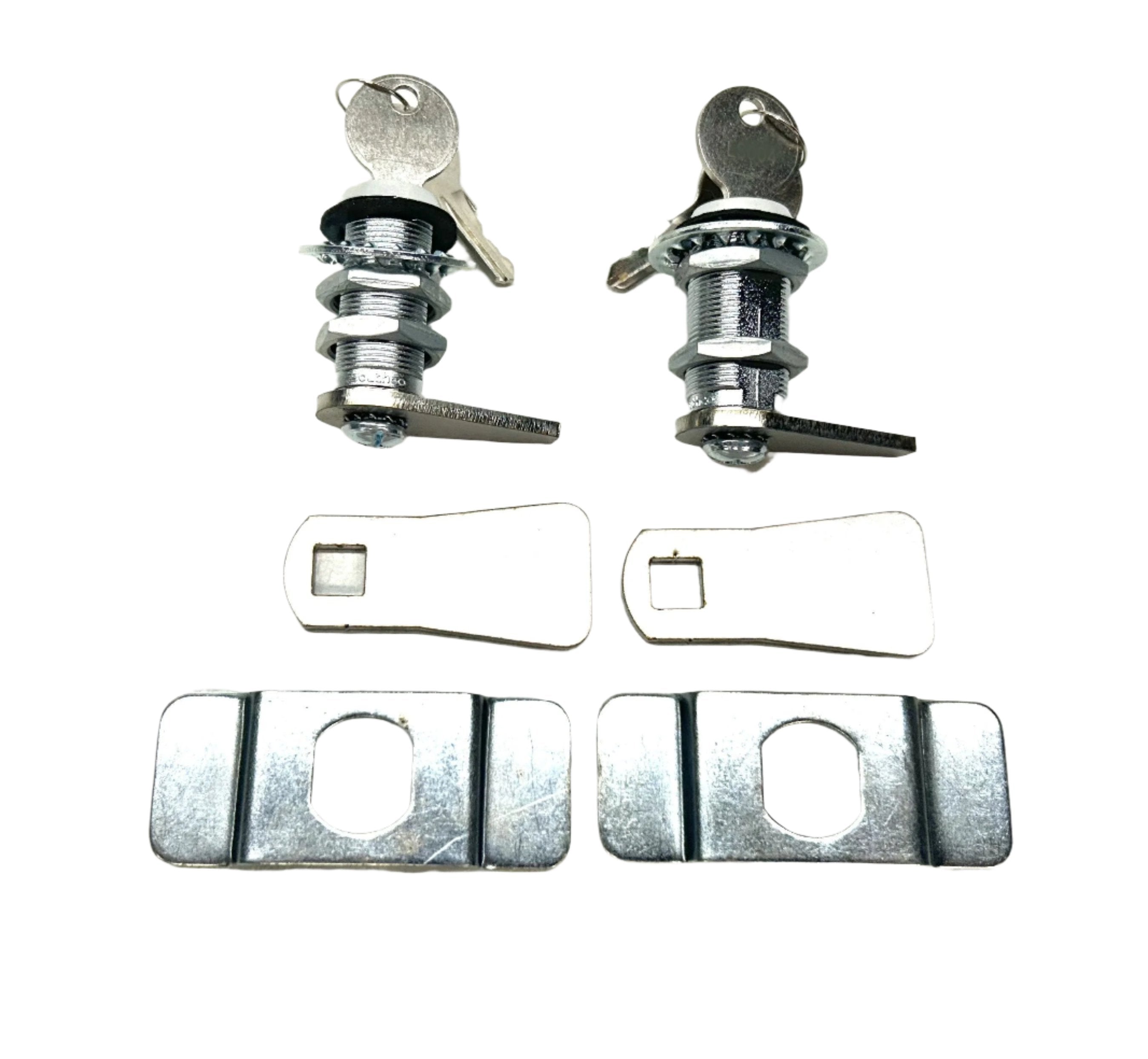 AMCAT Lid Brands Ute Lid Locks Pair SET-B with Support Plates fits Fibreglass Carpeted Ute Lids