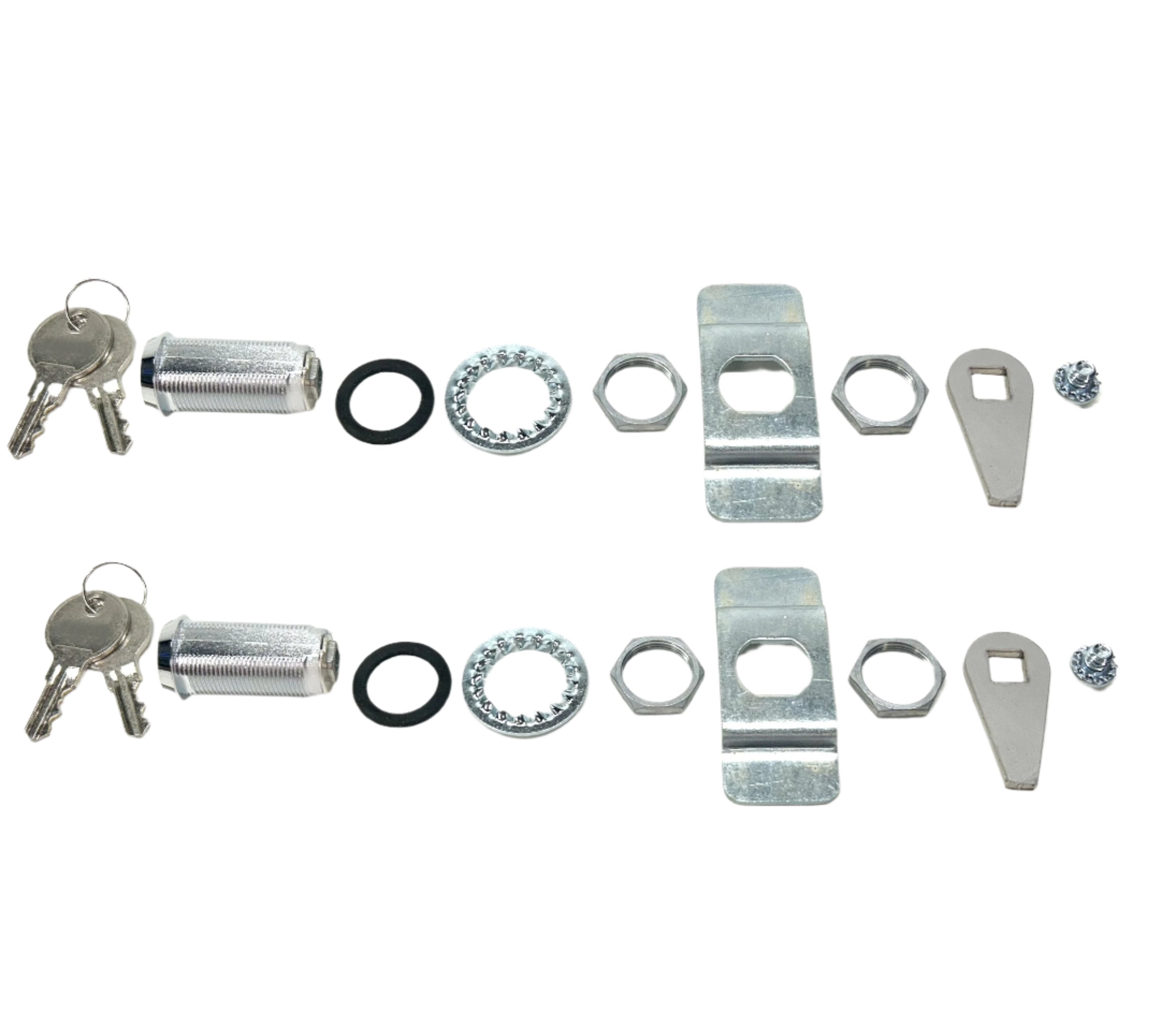 AMCAT Lid Brands Ute Lid Locks Pair SET-B with Support Plates fits Fibreglass Carpeted Ute Lids