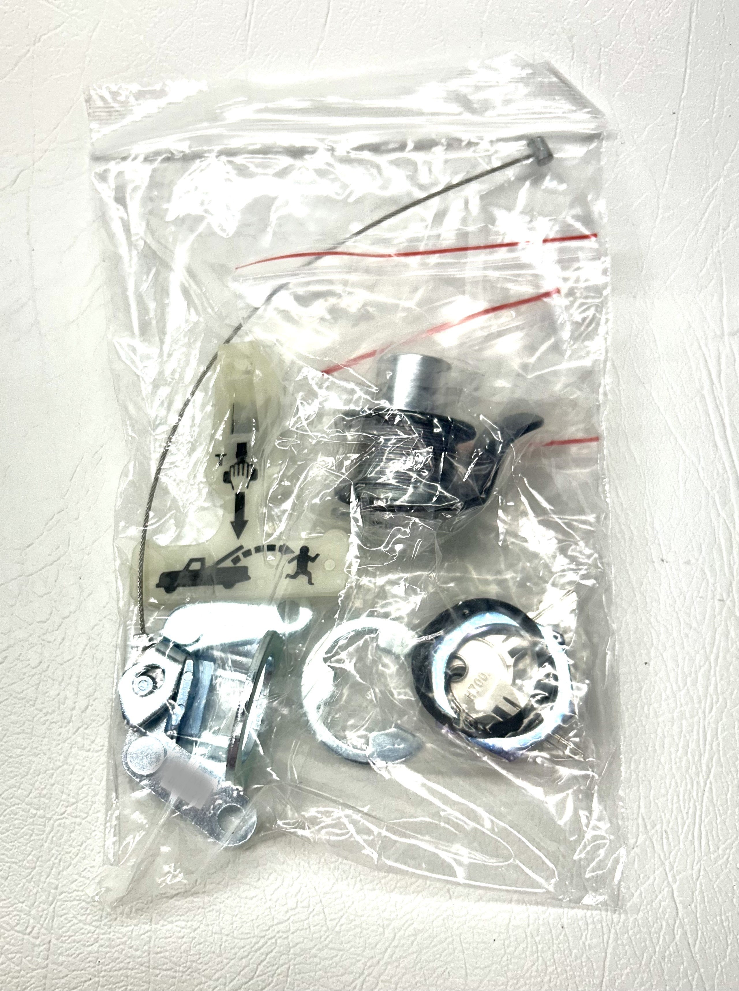 Amarok VW Push Button Ute Lid Lock fits EGR Lids with Shiny Plastic Underneath SET-A Non Central Locking