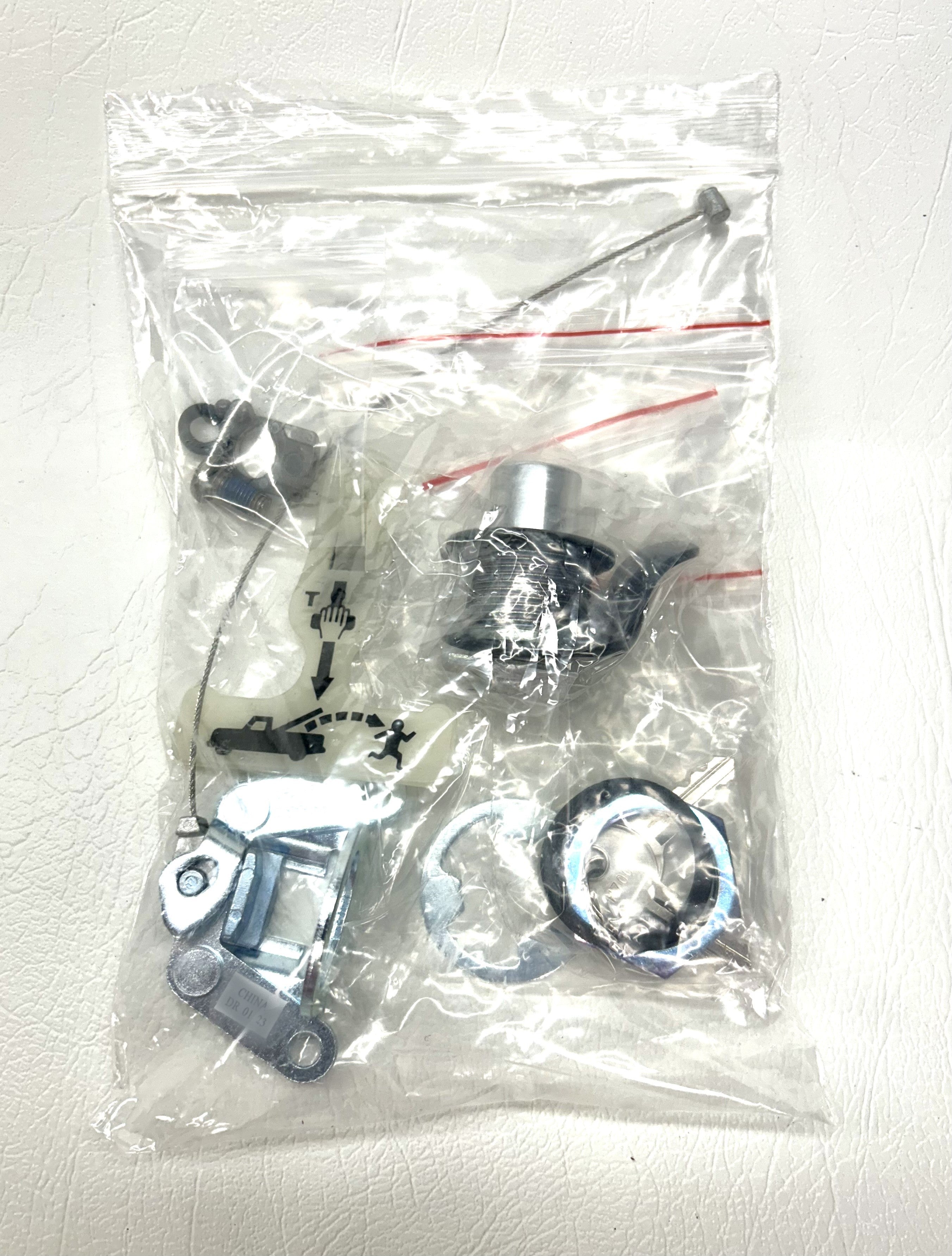 FG Ford Falcon Push Button Ute Lid Lock EGR Plastic Lids SET-B with Cast Swivel Central Locking Ball