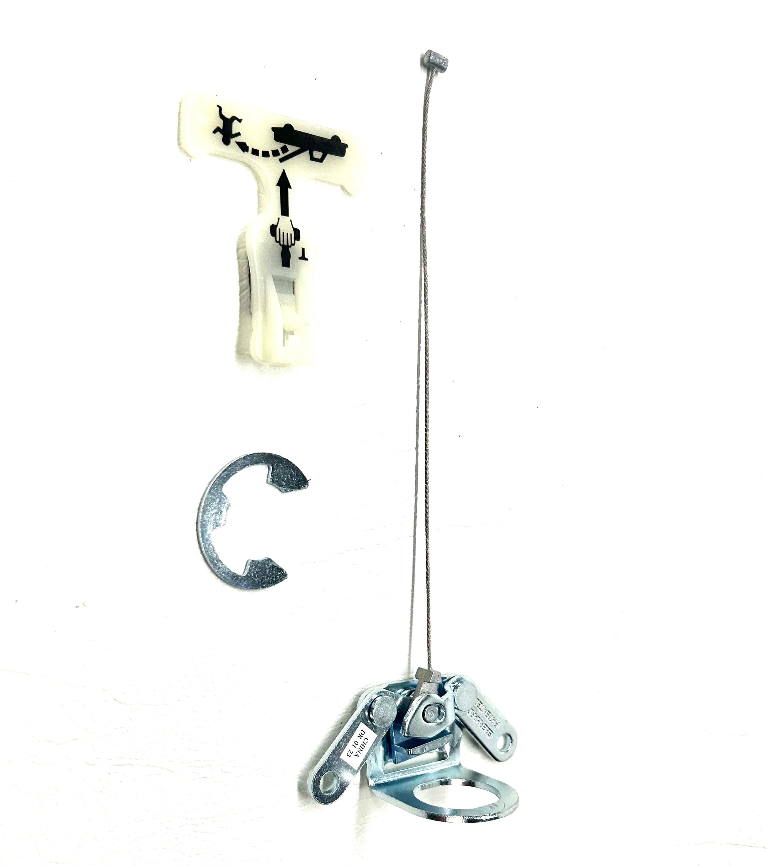 Amarok VW Push Button Ute Lid Lock fits EGR Lids with Shiny Plastic Underneath SET-A Non Central Locking