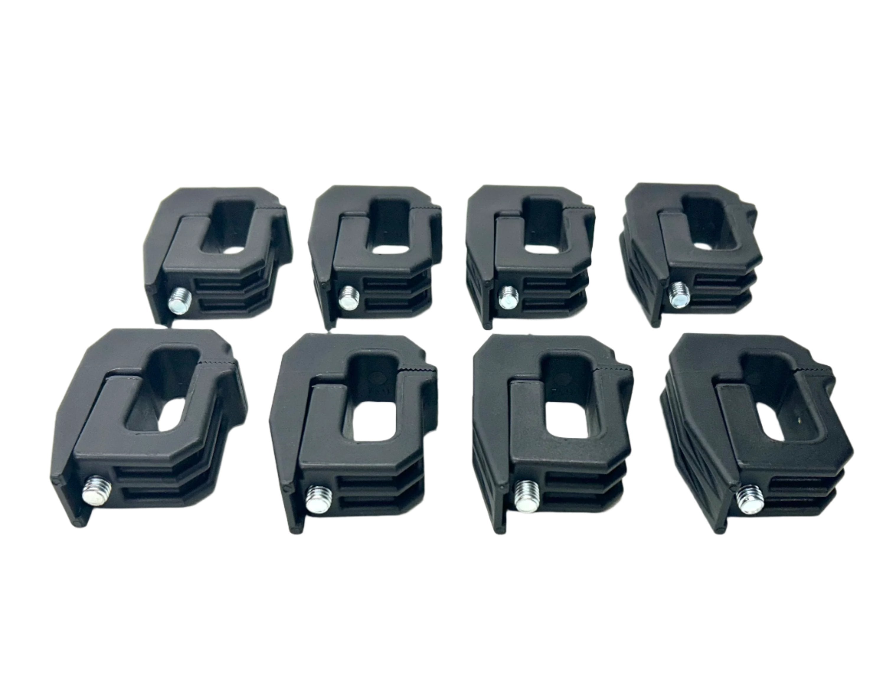 Clamps 8 x Canopy Ute Mounting Fitting Kit Removable Black Plastic G-Clamp Ute Tub