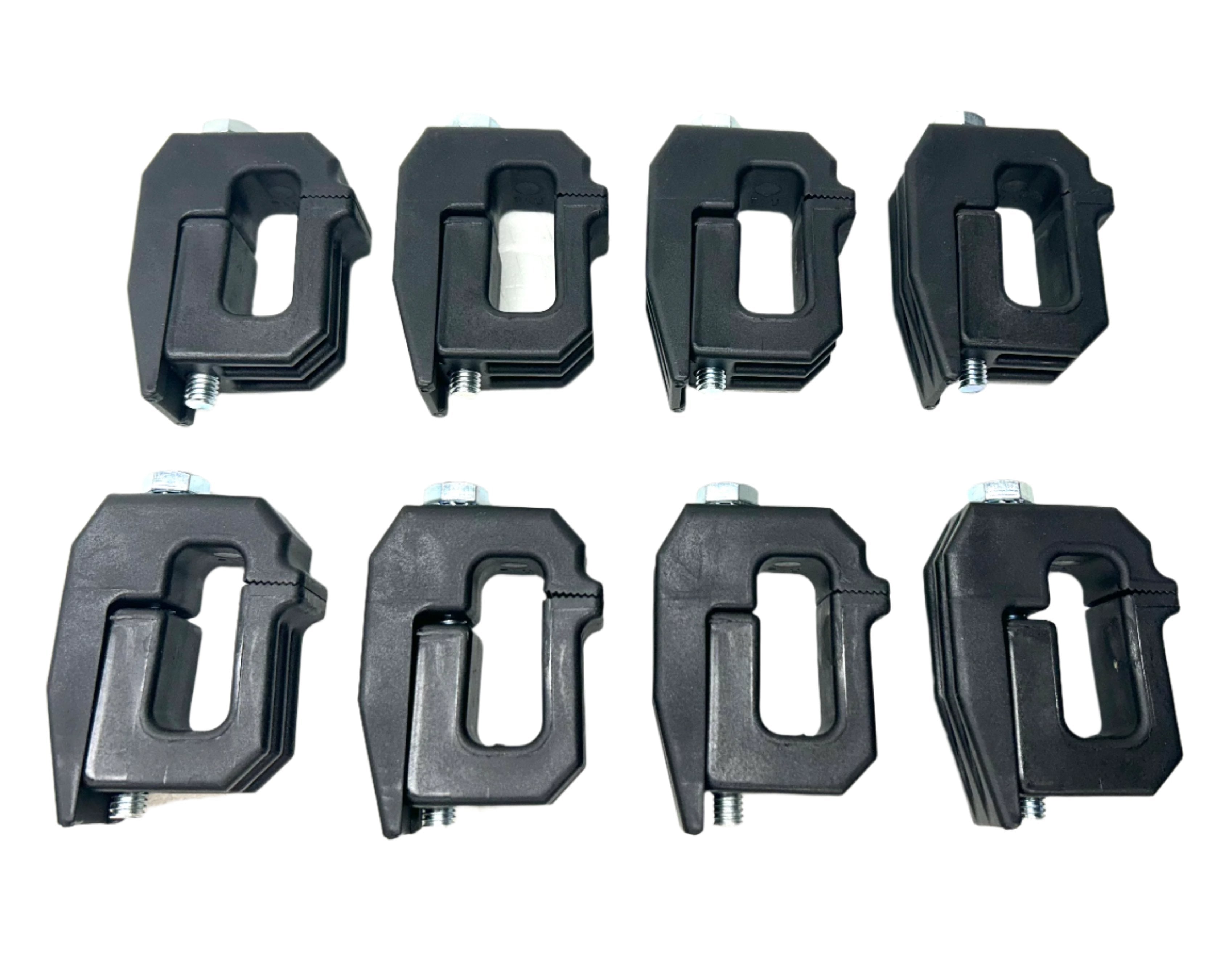 Clamps 8 x Canopy Ute Mounting Fitting Kit Removable Black Plastic G-Clamp Ute Tub