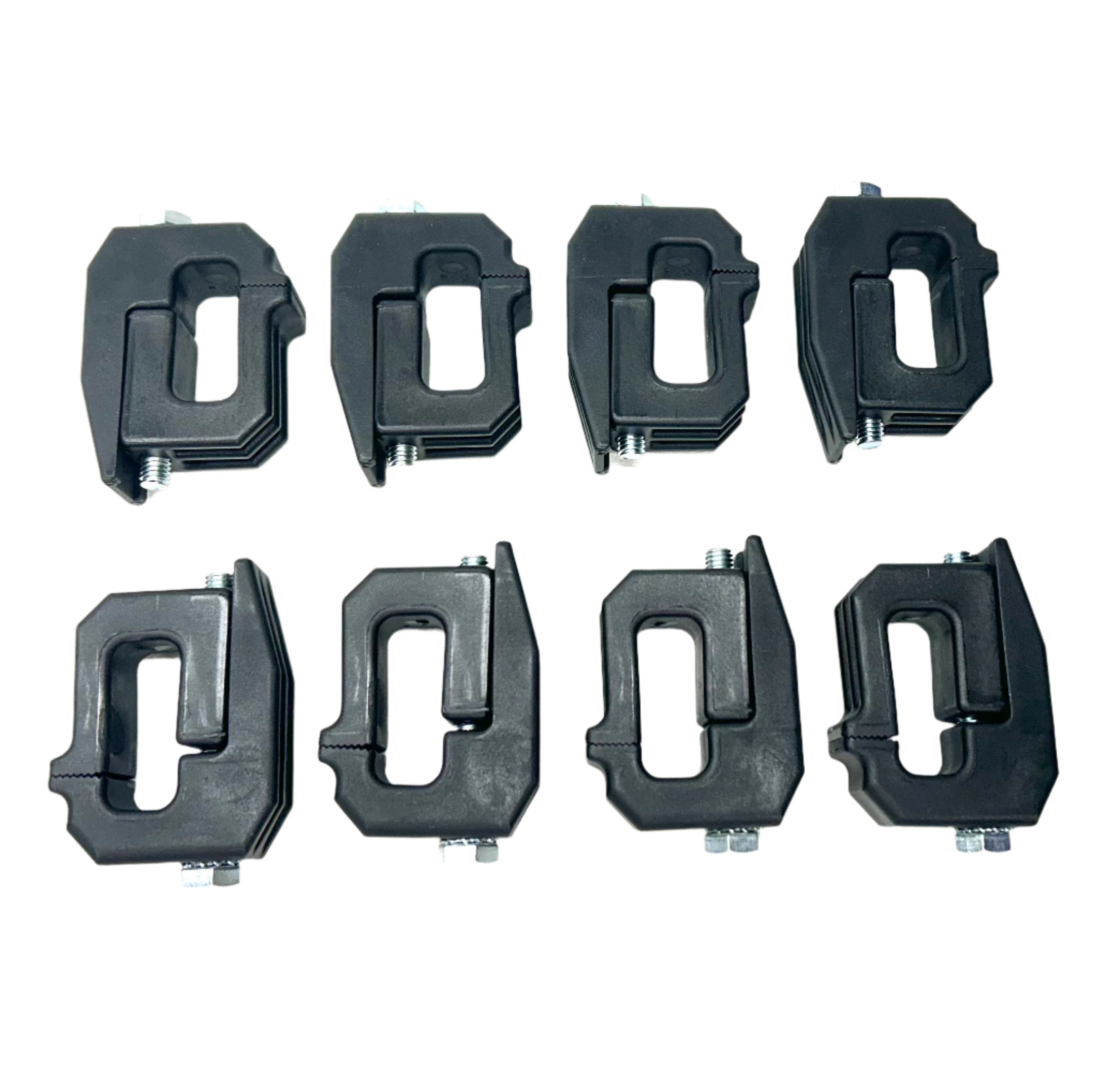 Clamps 8 x Canopy Ute Mounting Fitting Kit Removable Black Plastic G-Clamp Ute Tub
