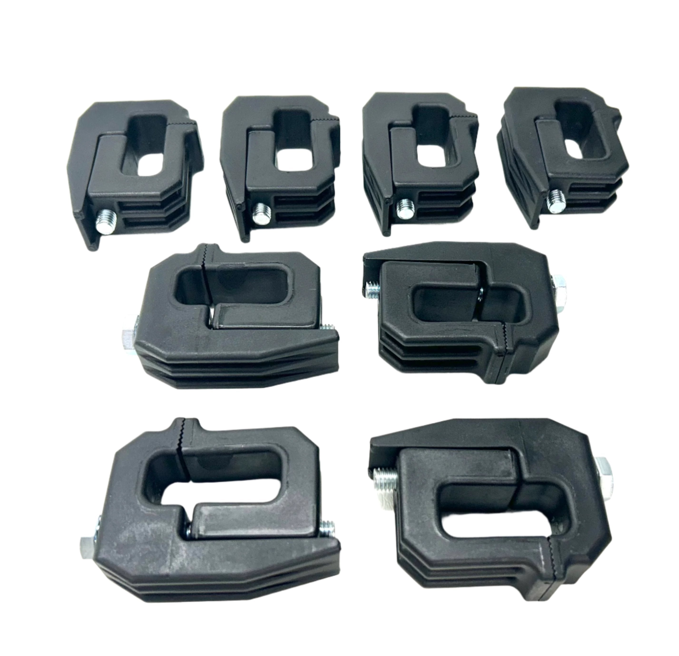 Clamps 8 x Canopy Ute Mounting Fitting Kit Removable Black Plastic G-Clamp Ute Tub