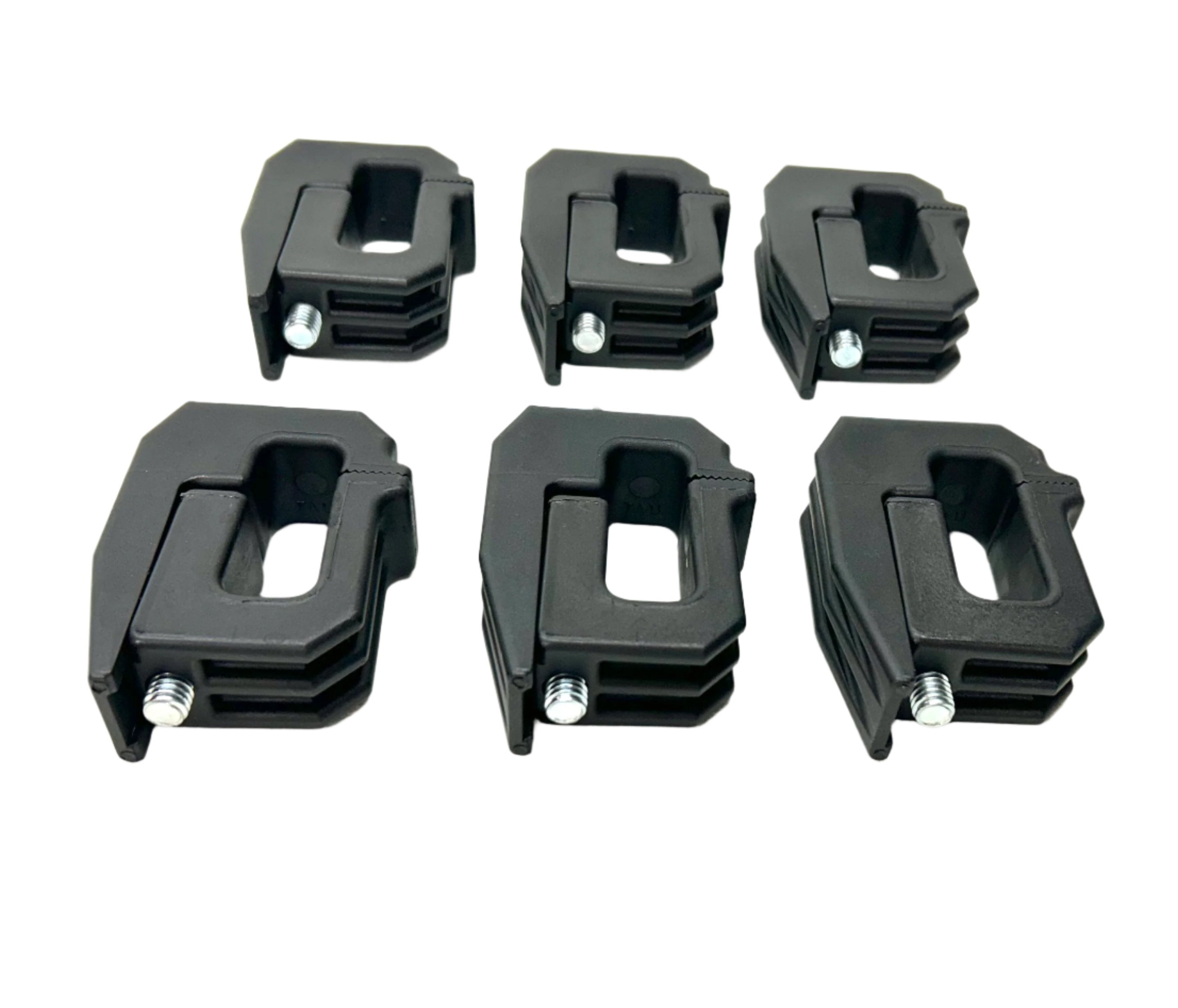 Clamps 6 x Canopy Ute Mounting Fitting Kit Removable Black Plastic G-Clamp Ute Tub
