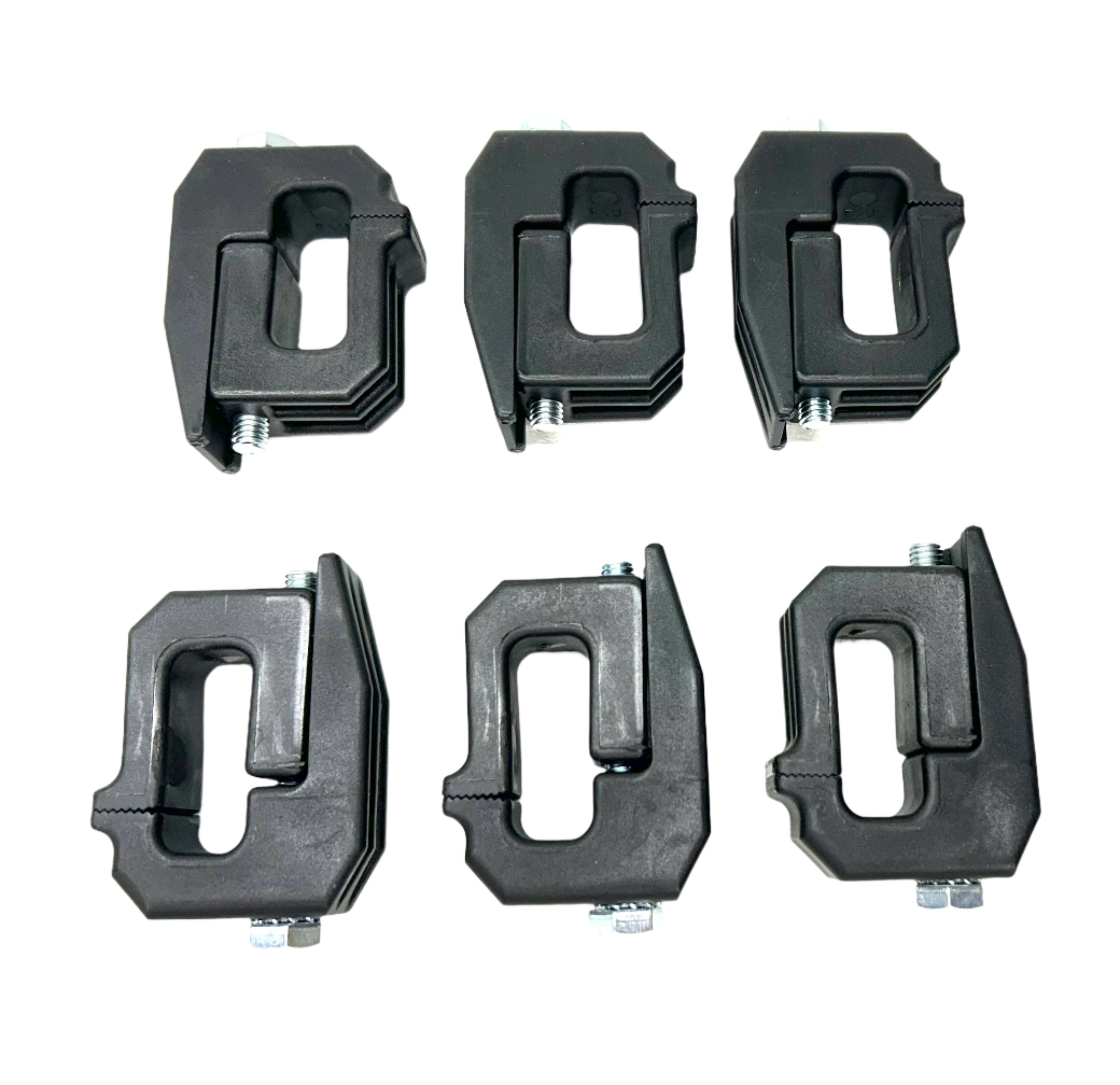 Clamps 6 x Canopy Ute Mounting Fitting Kit Removable Black Plastic G-Clamp Ute Tub