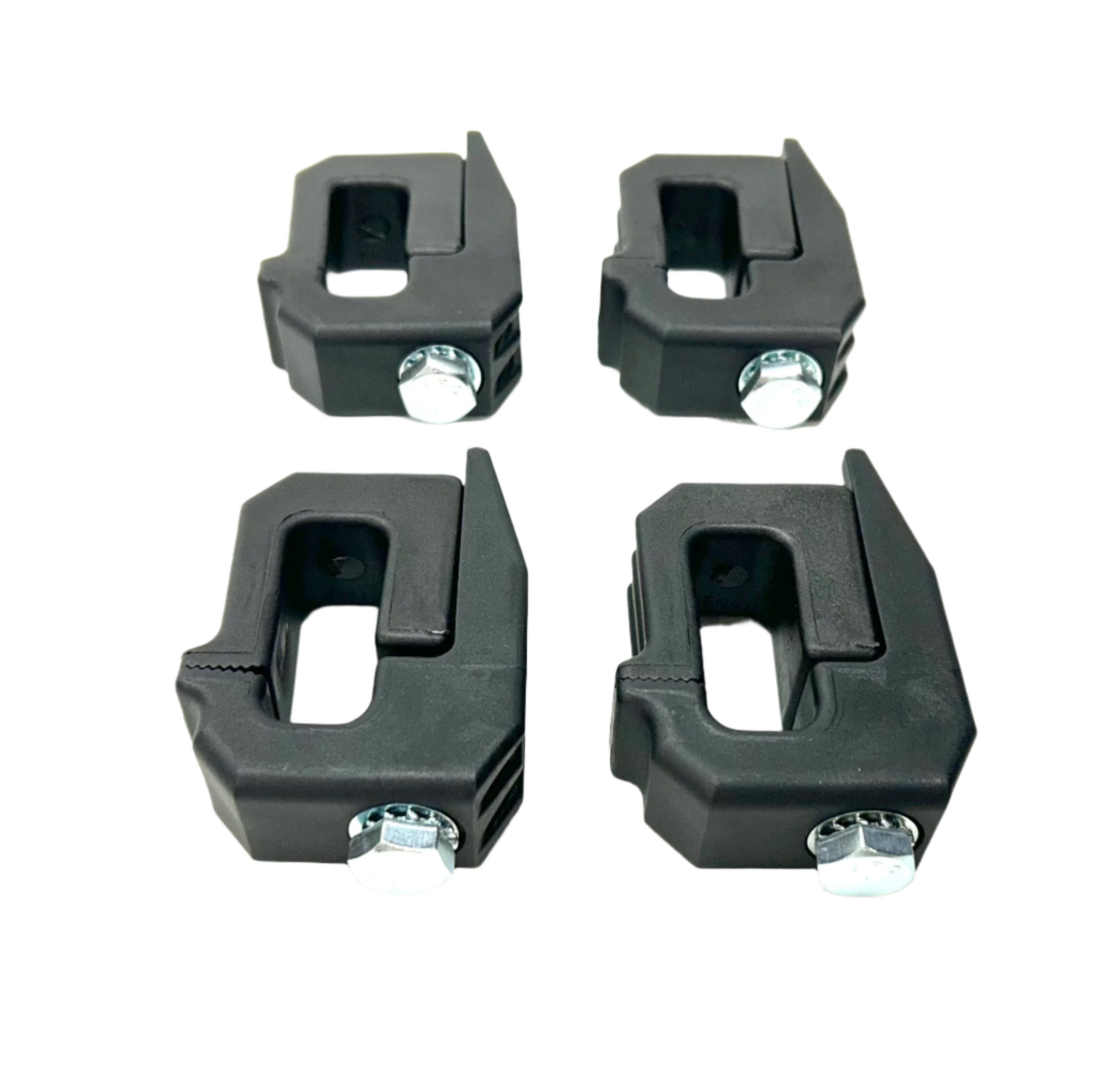 Clamps 4 x Canopy Ute Mounting Fitting Kit Removable Black Plastic G-Clamp Ute Tub