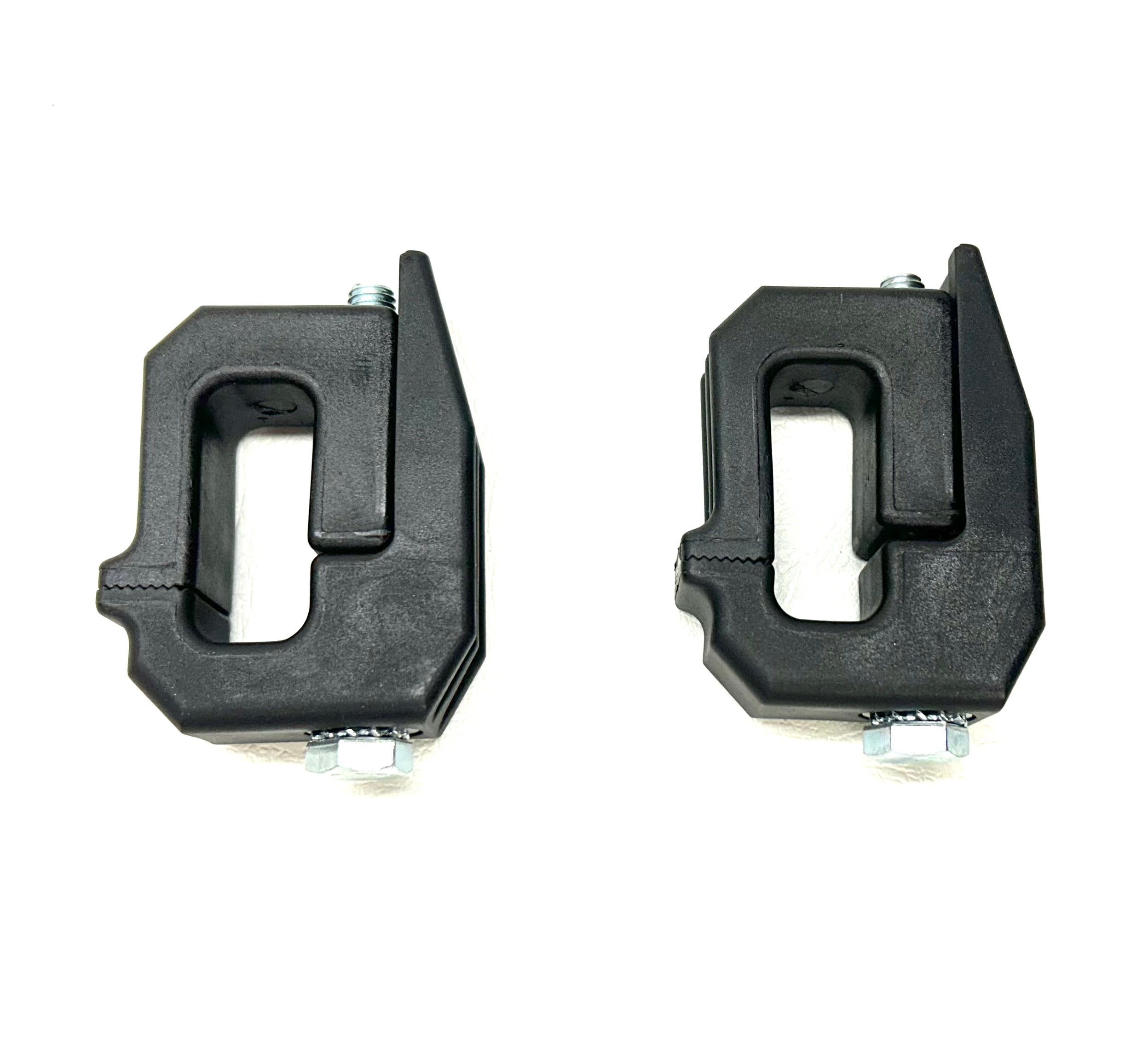 Clamps 2 x Canopy Ute Mounting Fitting Kit Removable Black Plastic G-Clamp Ute Tub