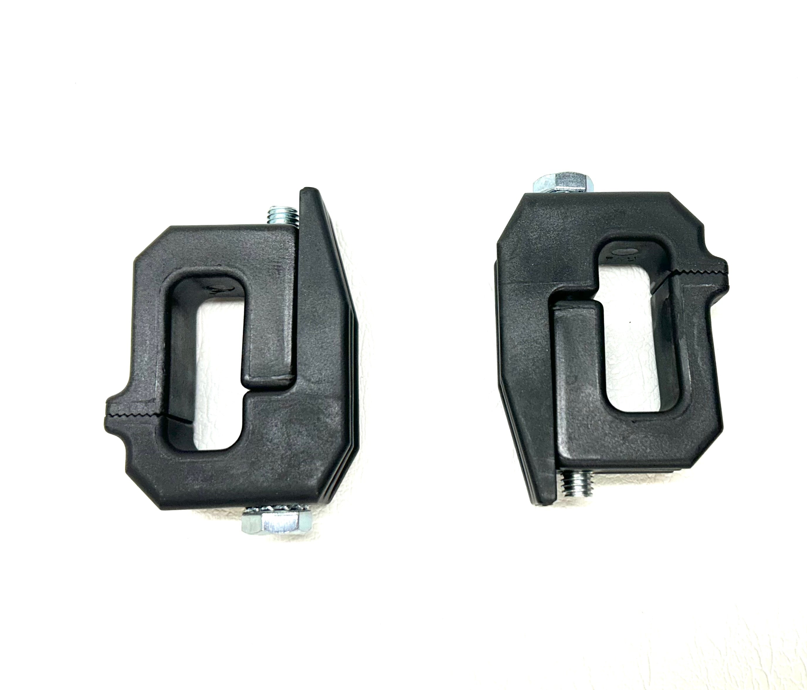Clamps 2 x Canopy Ute Mounting Fitting Kit Removable Black Plastic G-Clamp Ute Tub