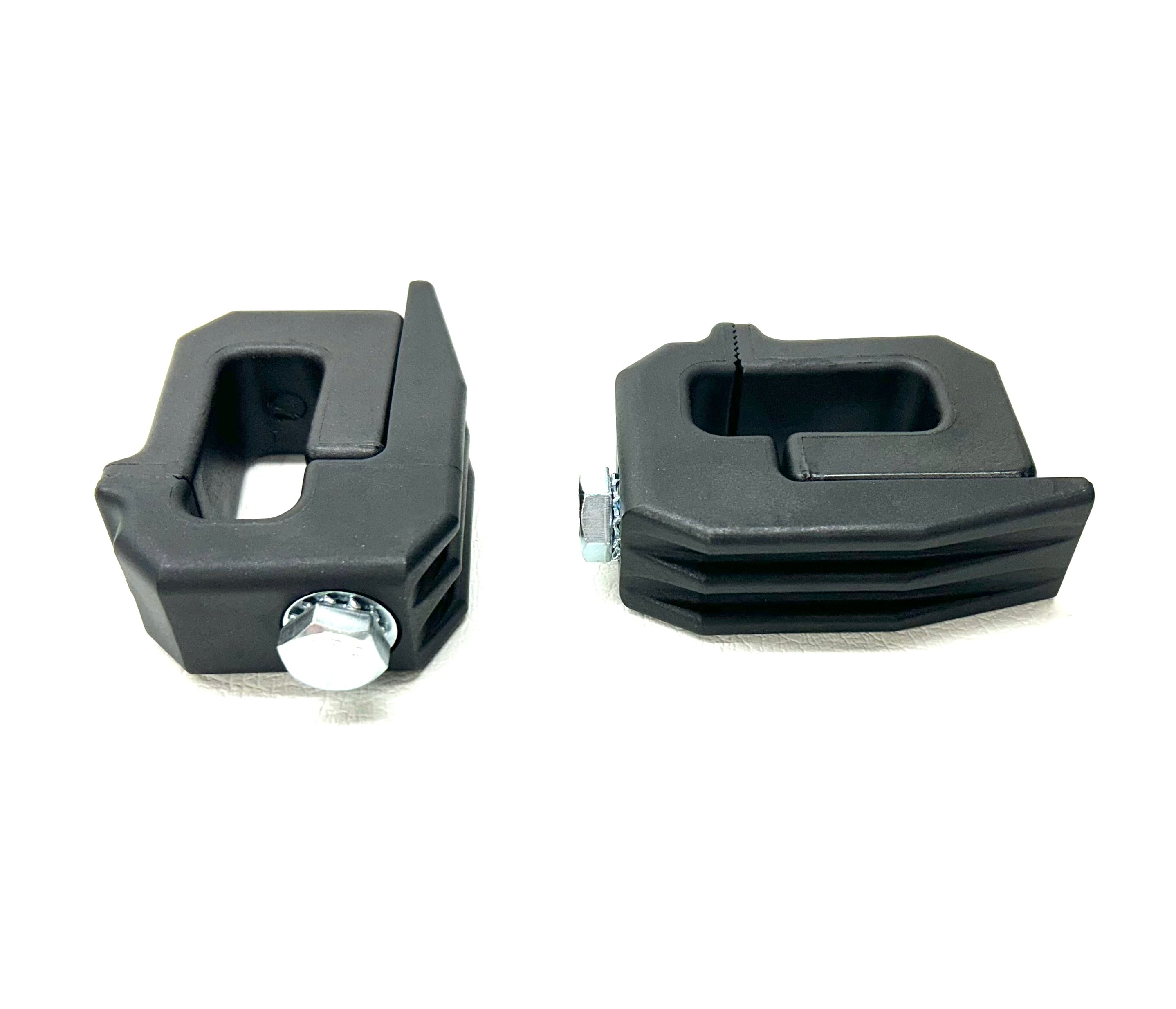 Clamps 2 x Canopy Ute Mounting Fitting Kit Removable Black Plastic G-Clamp Ute Tub