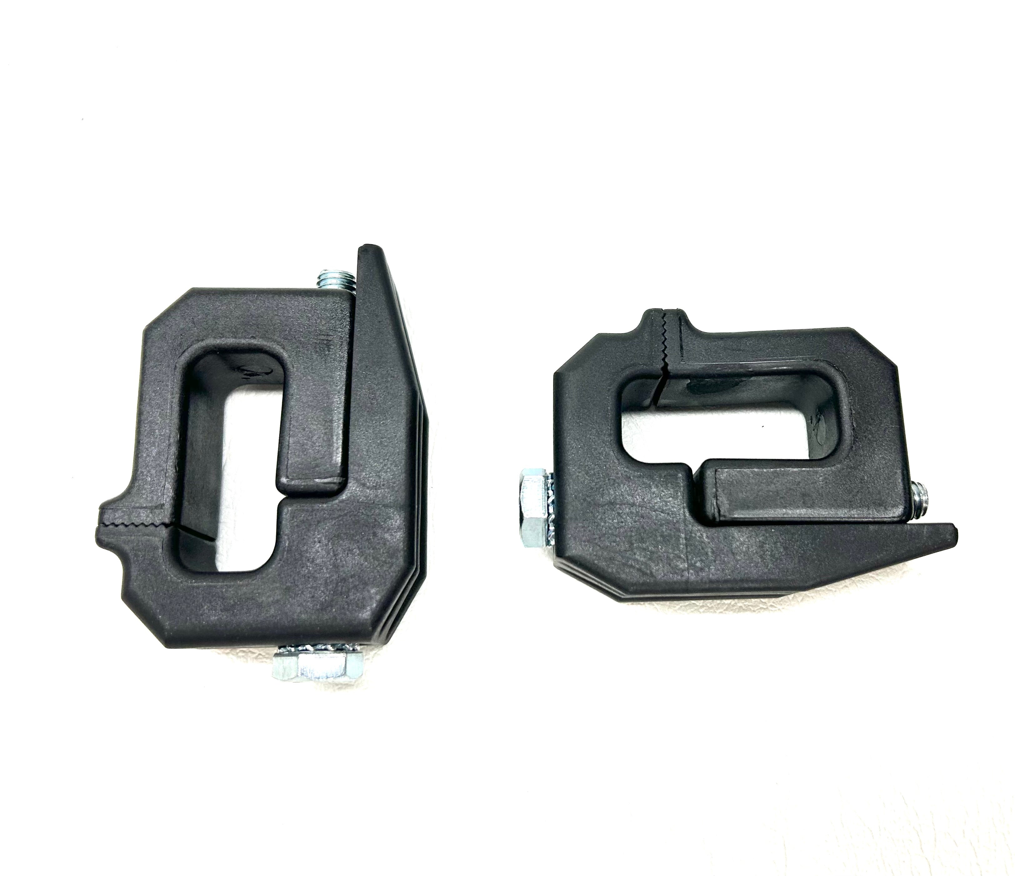 Clamps 2 x Canopy Ute Mounting Fitting Kit Removable Black Plastic G-Clamp Ute Tub
