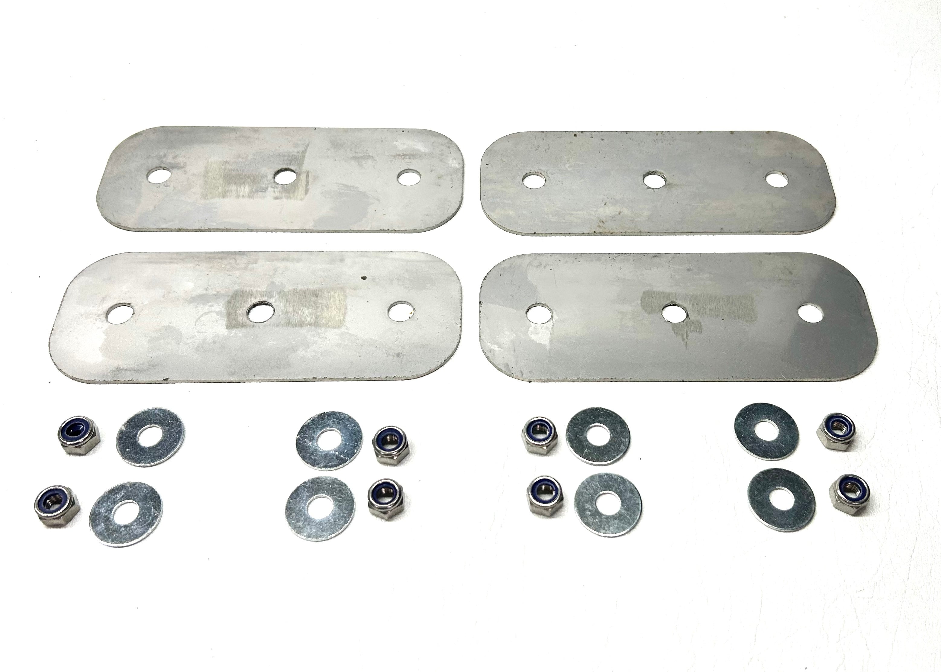 Canopy Roof Rack Rails Bars Ute Black 96cm LONG & Internal Support Plates